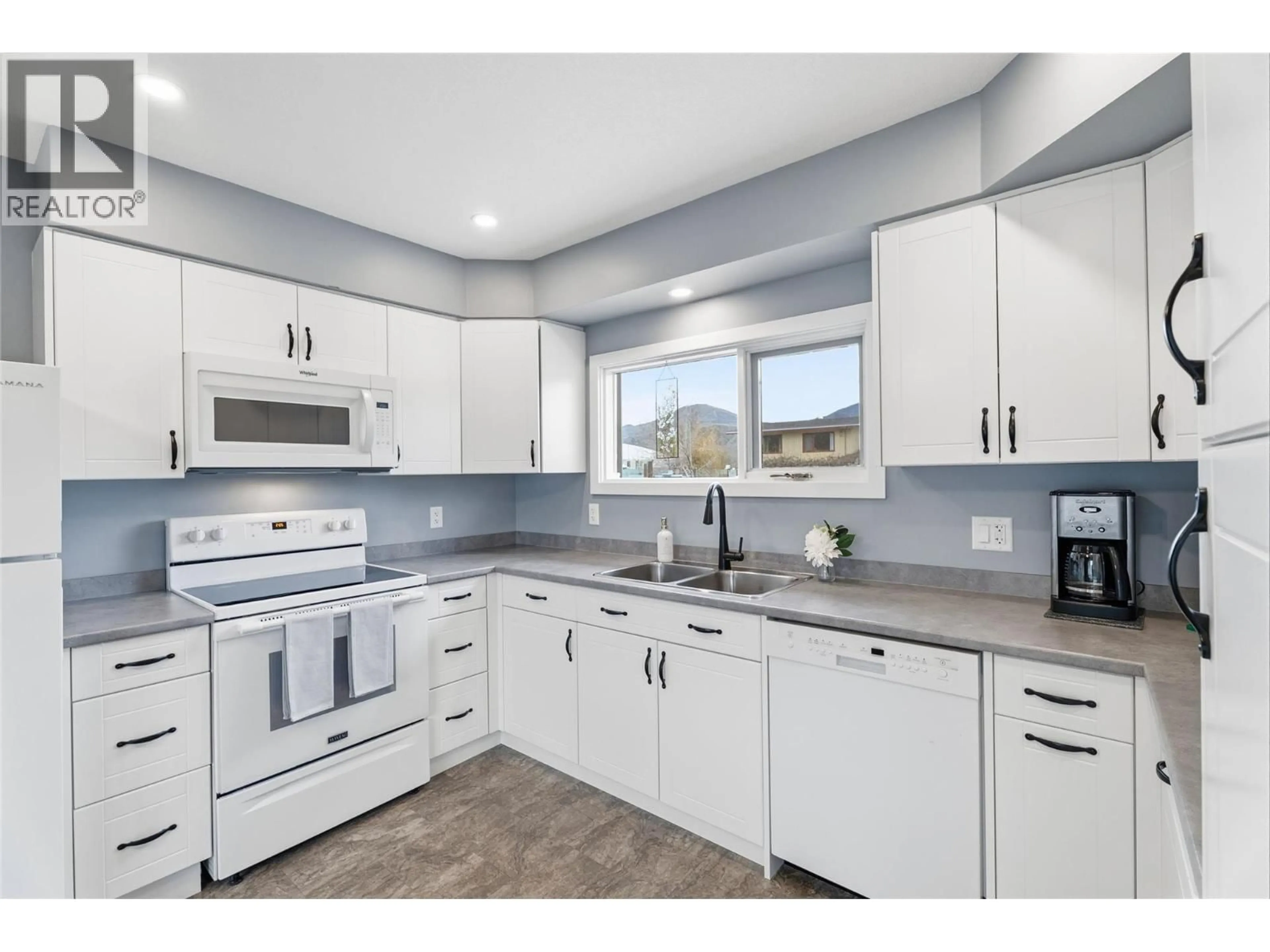 Standard kitchen, ceramic/tile floor for 1496 TRANQUILLE ROAD, Kamloops British Columbia V2B5B7