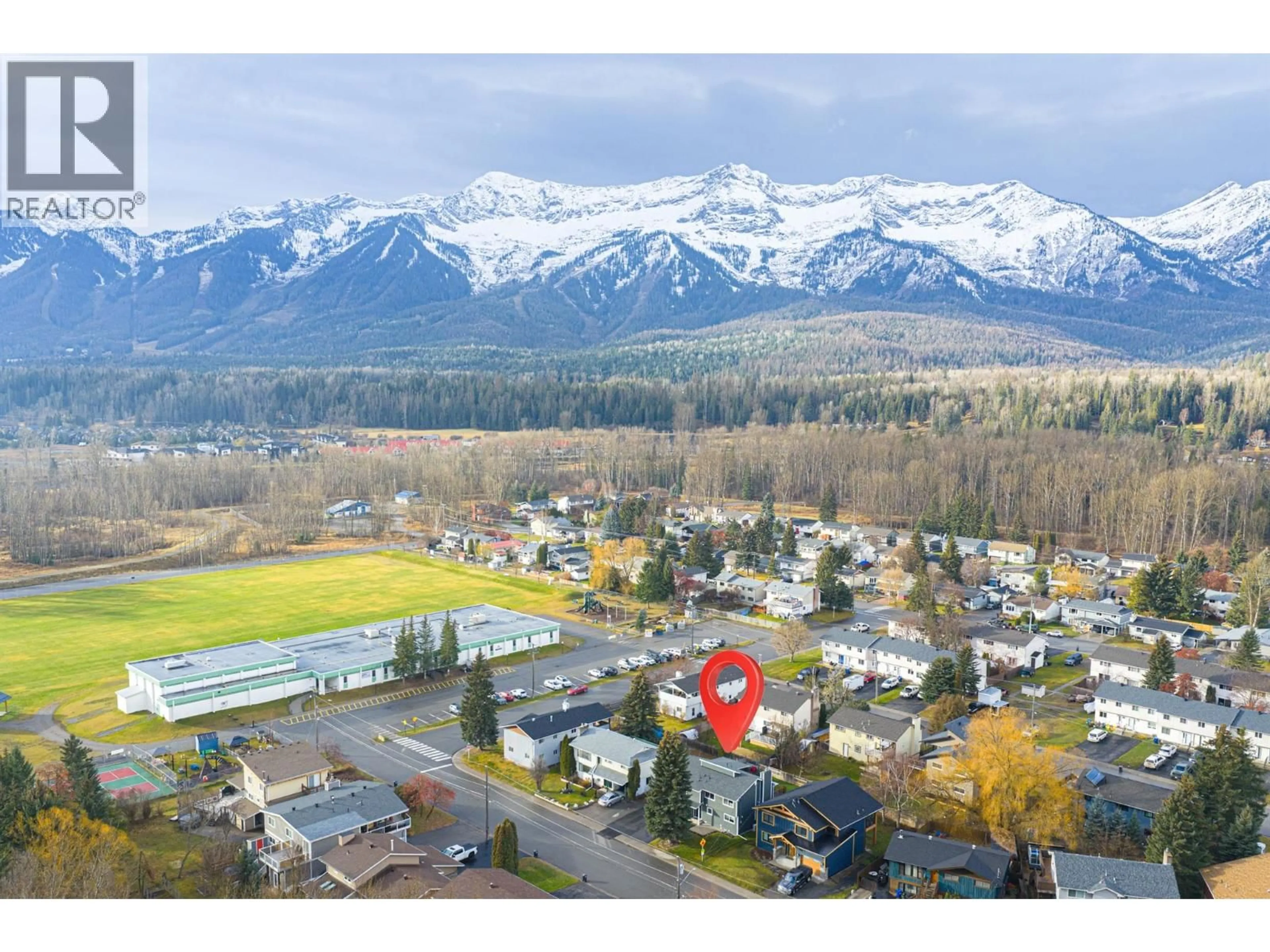A pic from outside/outdoor area/front of a property/back of a property/a pic from drone, mountain view for 36 MT KLAUER STREET, Fernie British Columbia V0B1M3