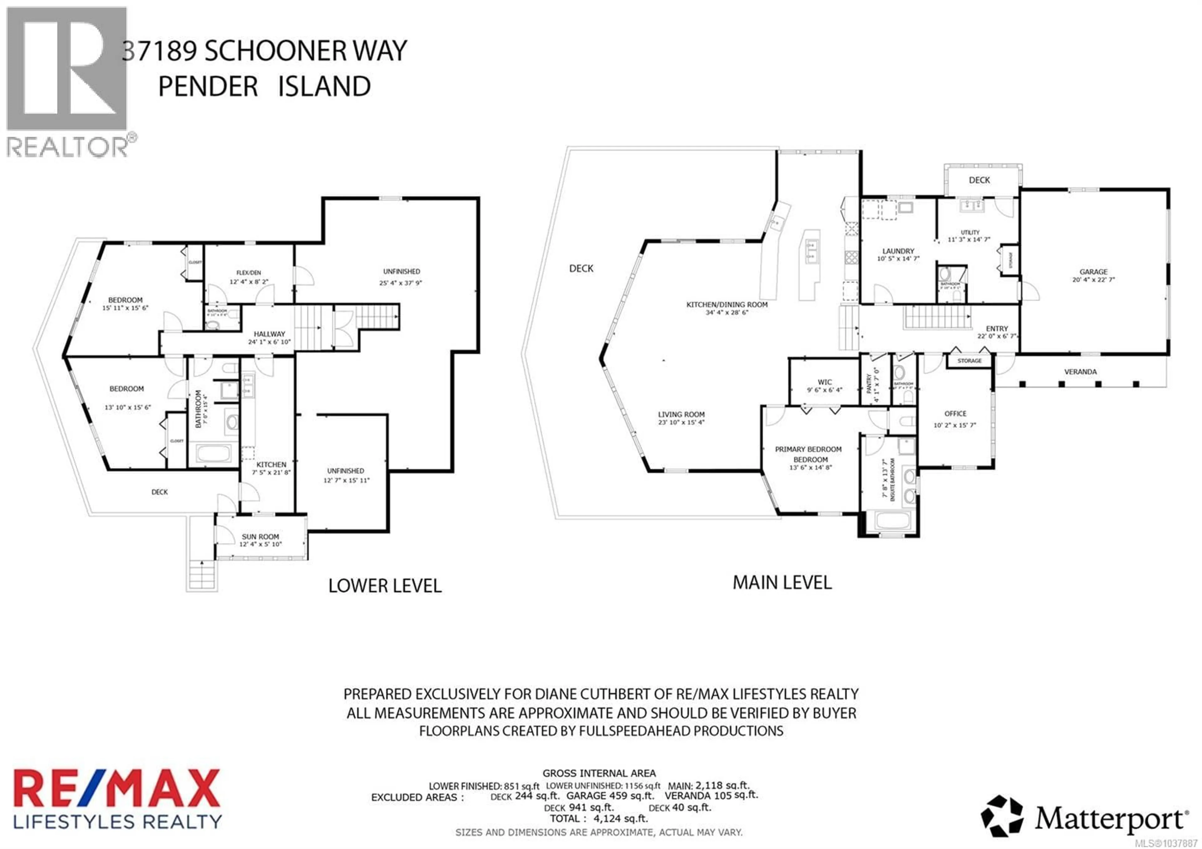 Floor plan for 37189 SCHOONER WAY, Pender Island British Columbia V0N2M2