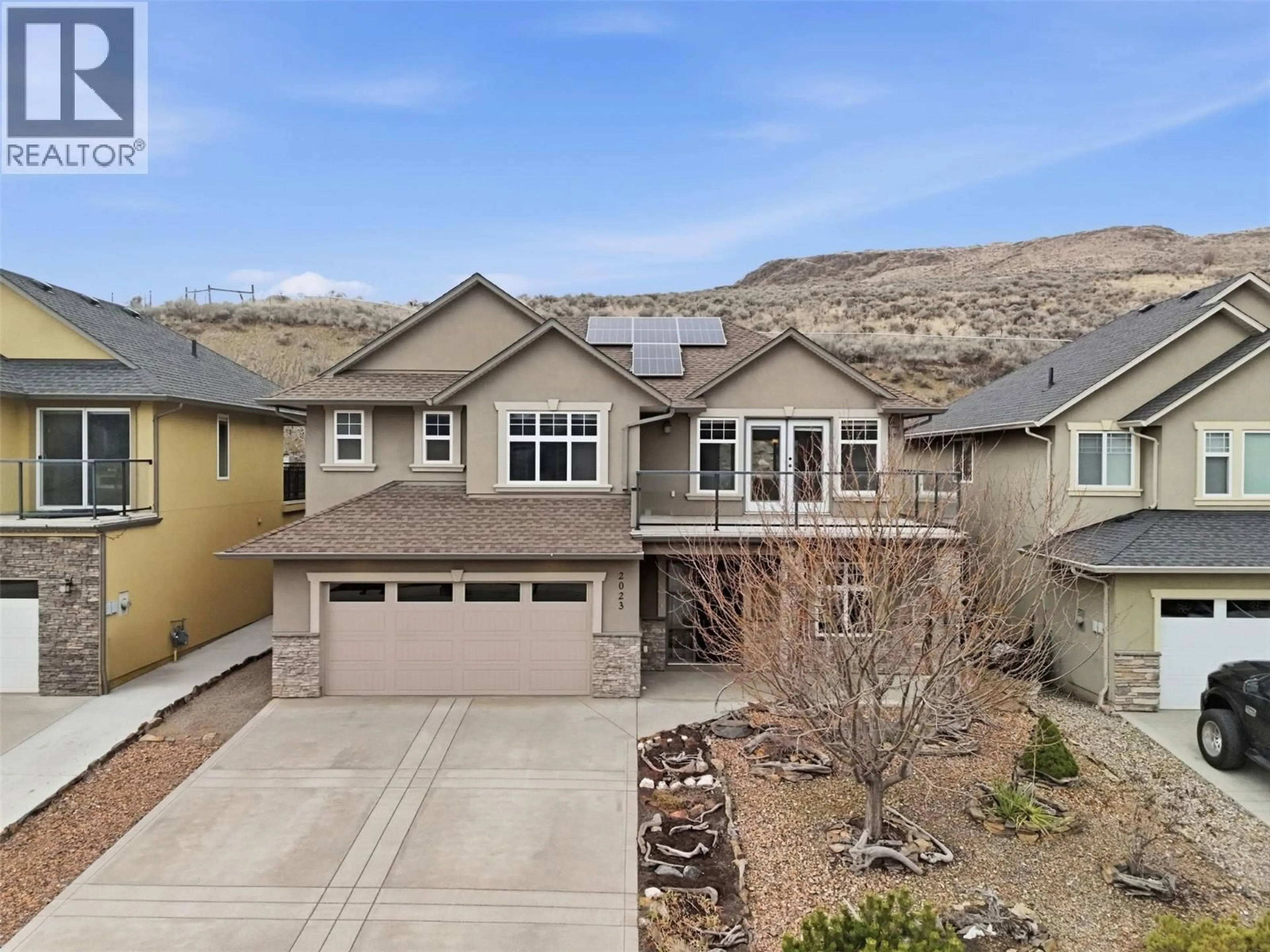 A pic from outside/outdoor area/front of a property/back of a property/a pic from drone, mountain view for 2023 SADDLEBACK DRIVE, Kamloops British Columbia V2B0A6