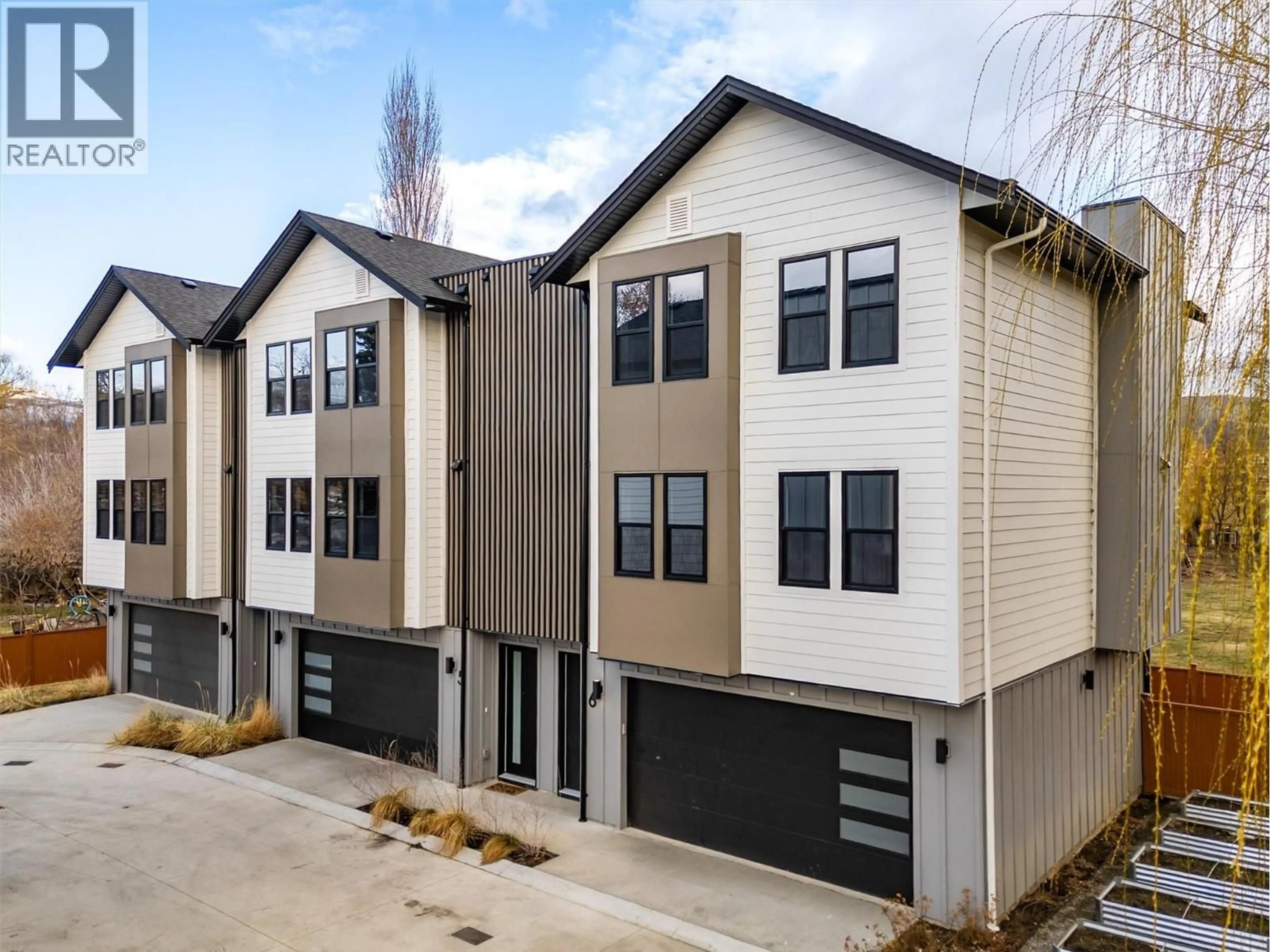 A pic from outside/outdoor area/front of a property/back of a property/a pic from drone, street for 6 - 3590 REDECOPP ROAD, Lake Country British Columbia V4V1X5