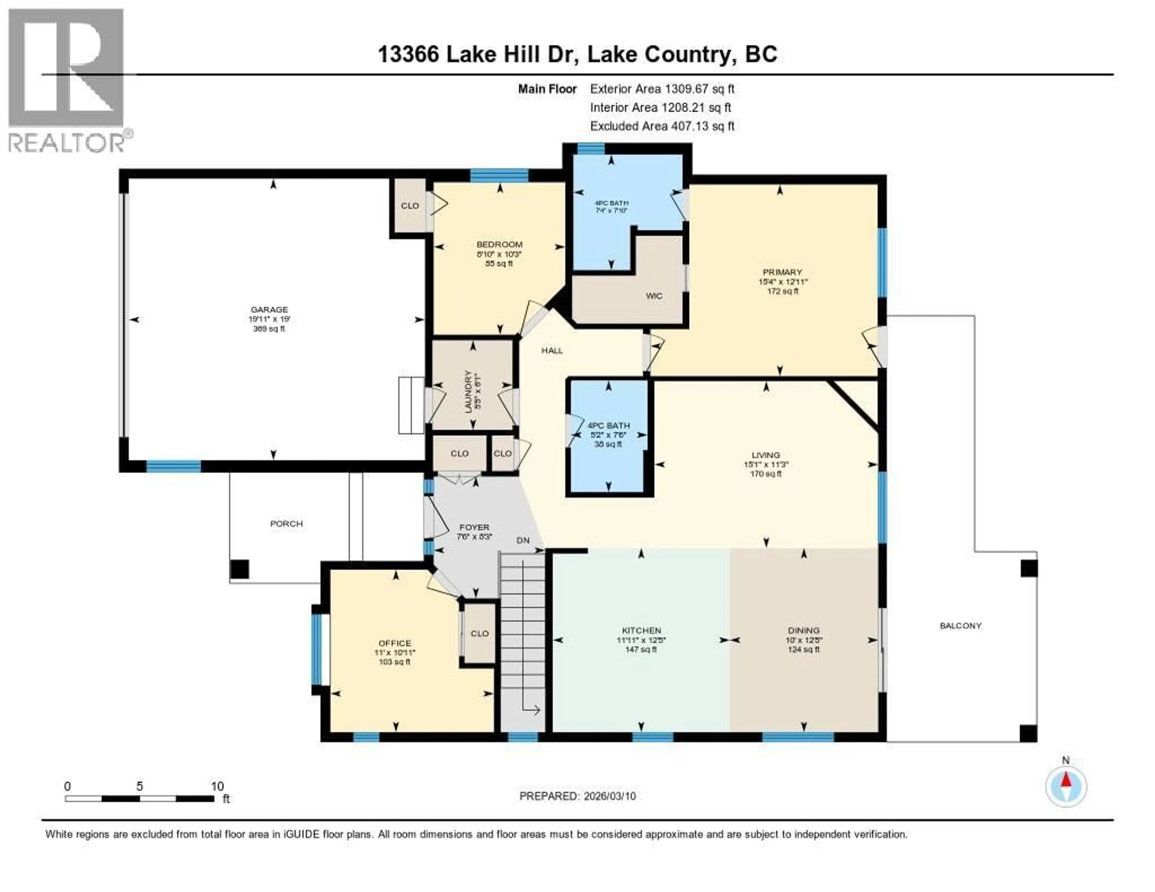 Floor plan for 13366 LAKE HILL DRIVE, Lake Country British Columbia V4V2S7