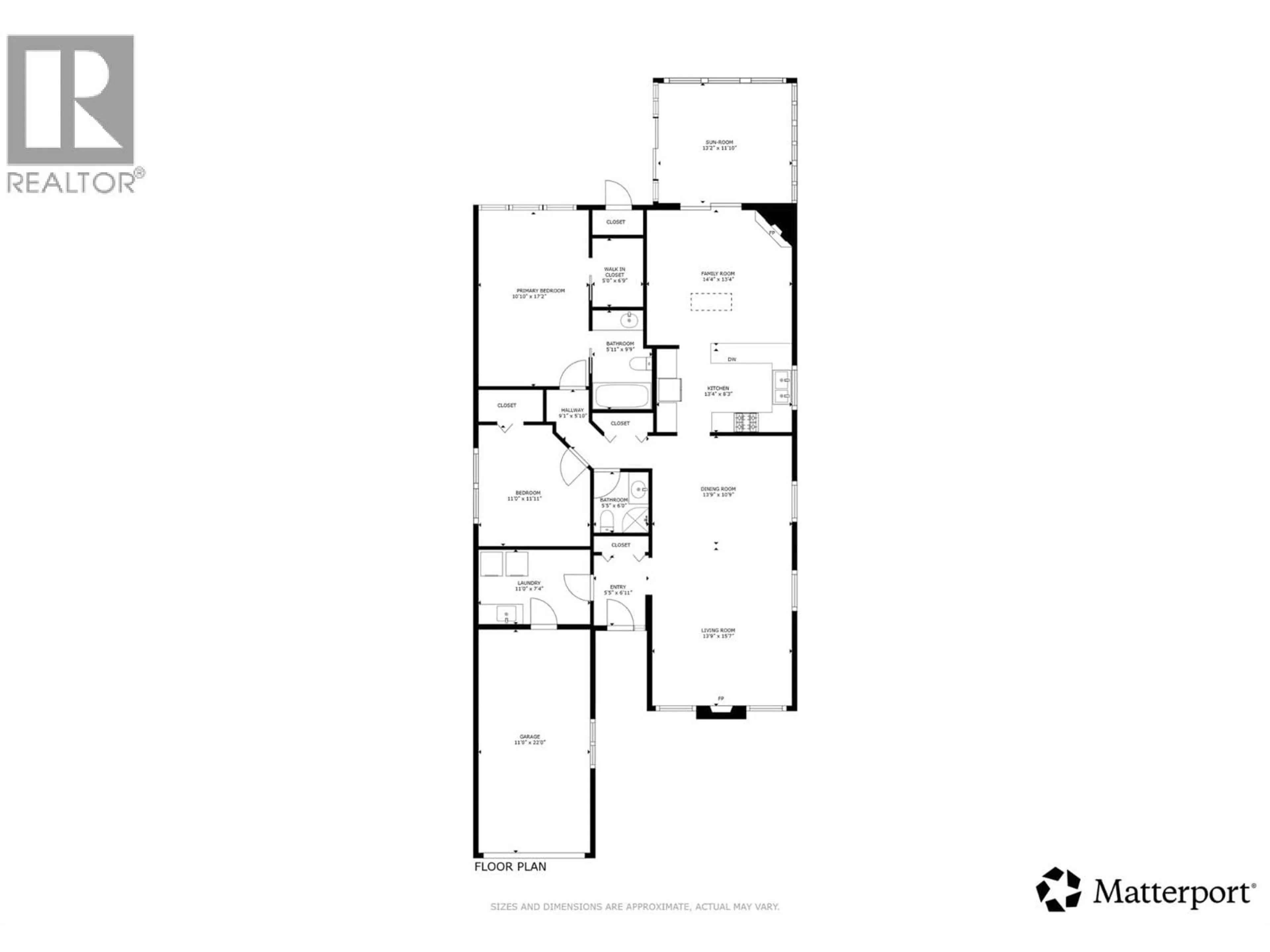 Floor plan for 88 - 1201 CAMERON AVENUE, Kelowna British Columbia V1W3R9