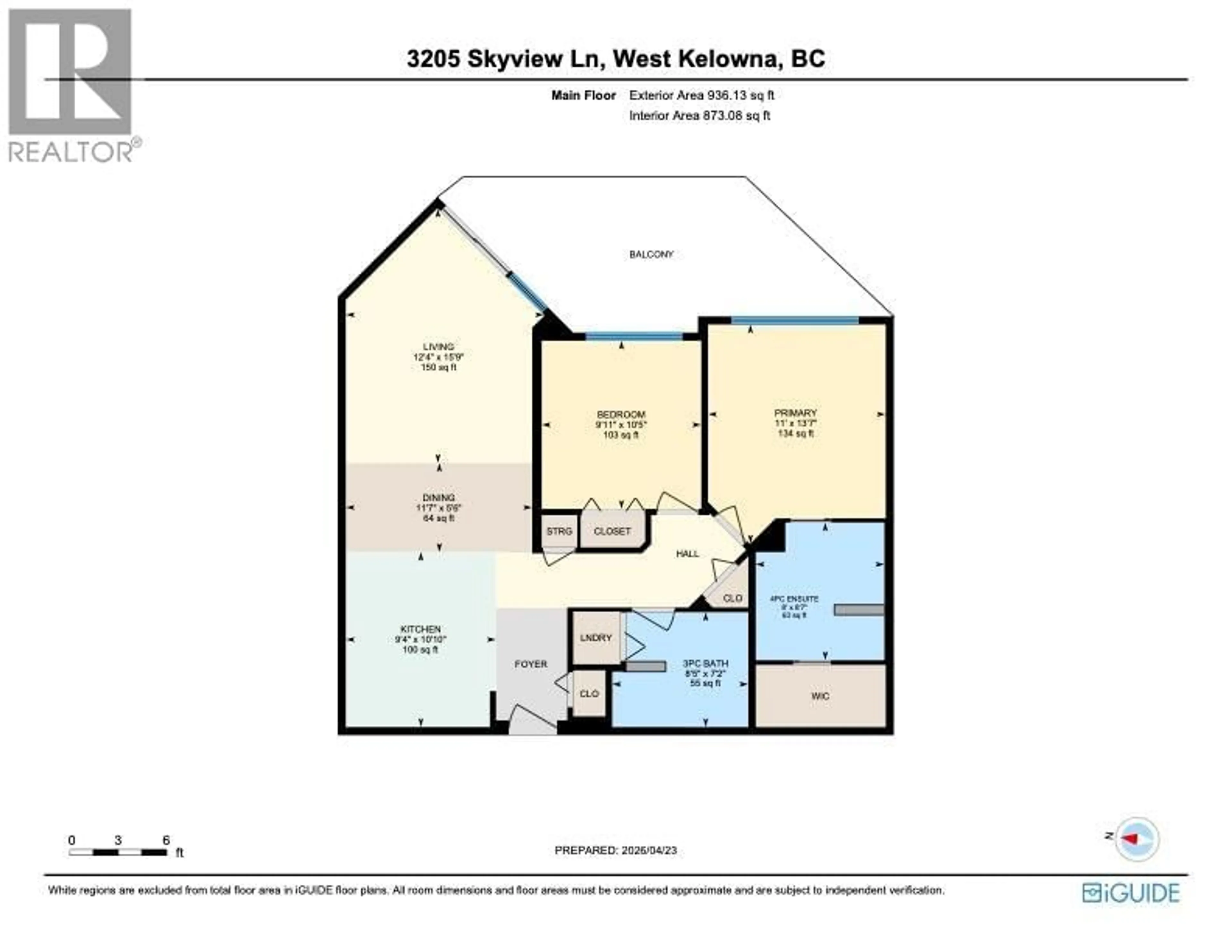 Floor plan for 508 - 3205 SKYVIEW LANE, West Kelowna British Columbia V4T3J3