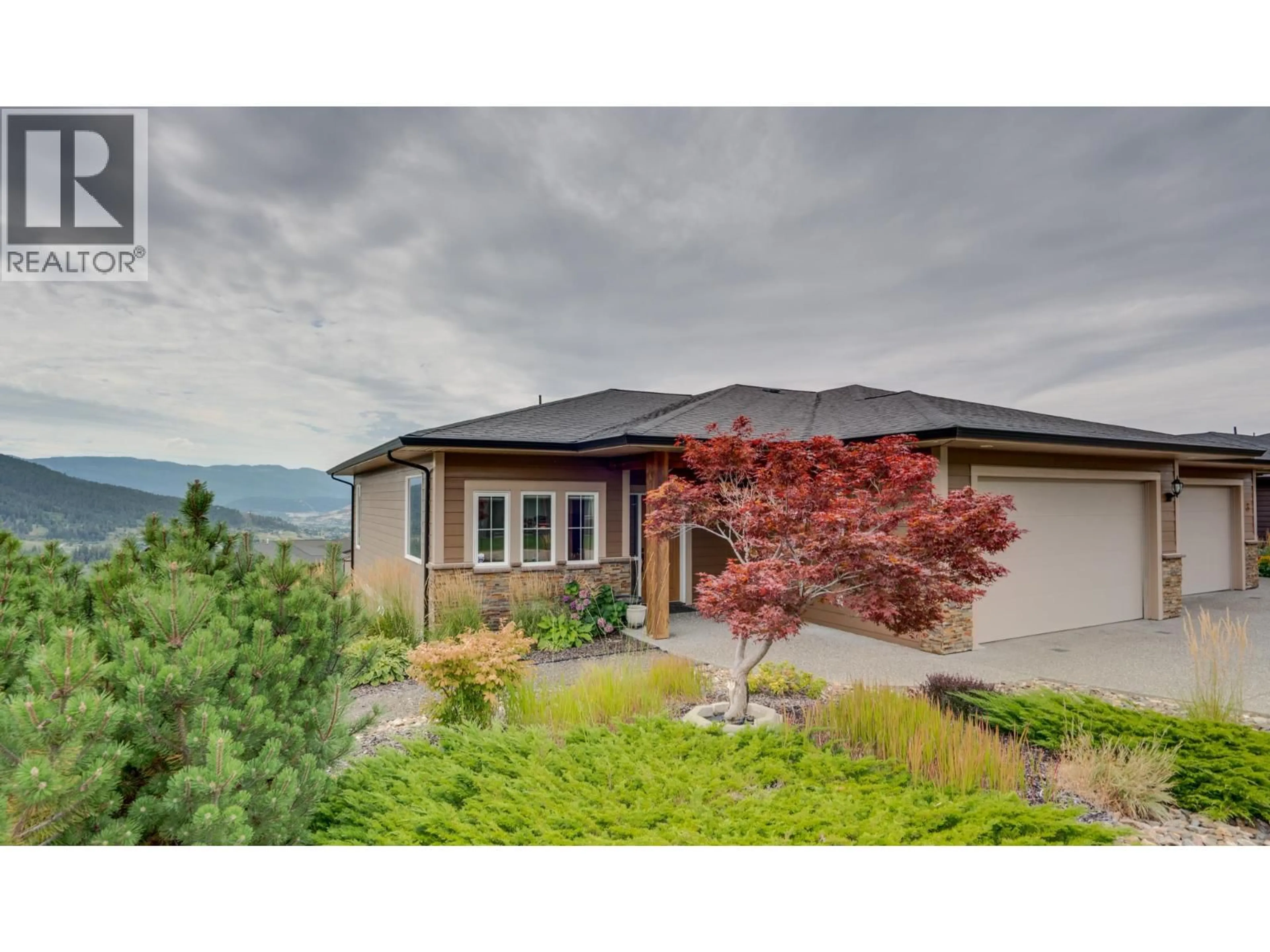 Home with vinyl exterior material, water/lake/river/ocean view for 13 - 1404 COPPER MOUNTAIN COURT, Vernon British Columbia V1B4E2