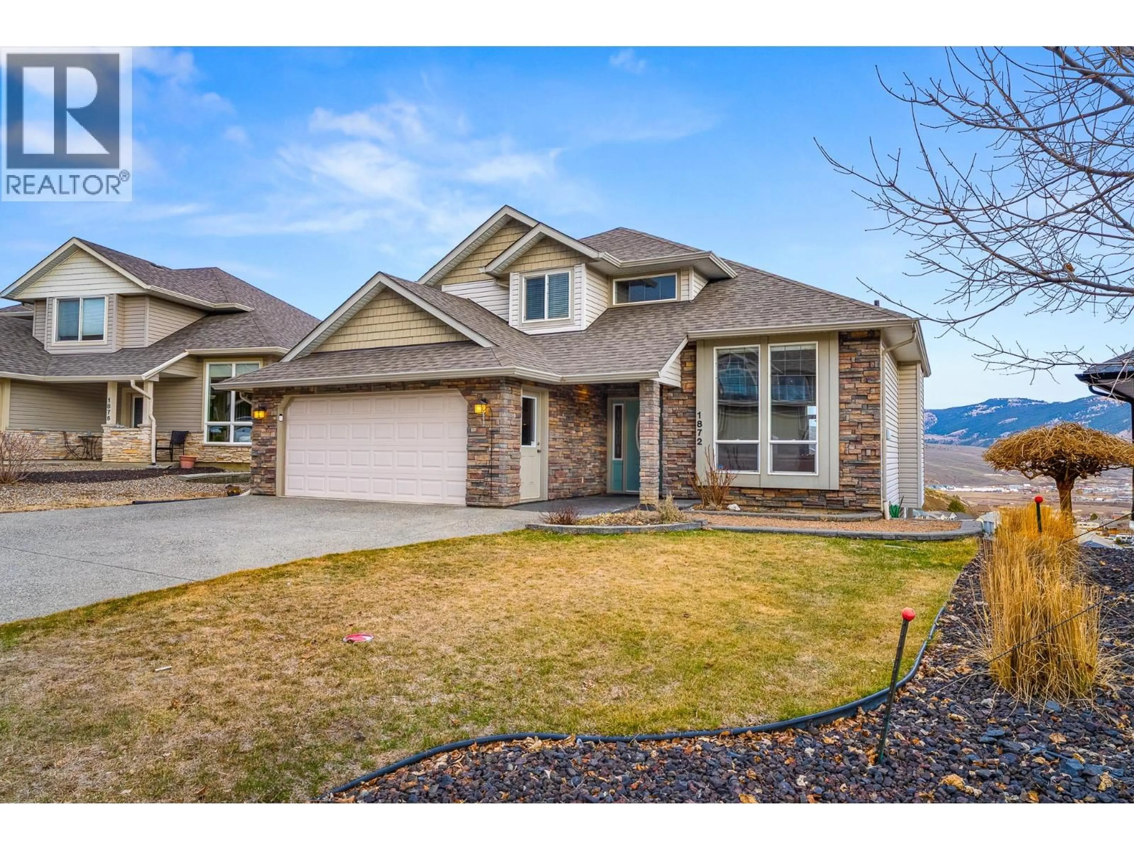 Home with brick exterior material, mountain view for 1872 RED TAIL CRESCENT, Kamloops British Columbia V2B8S9