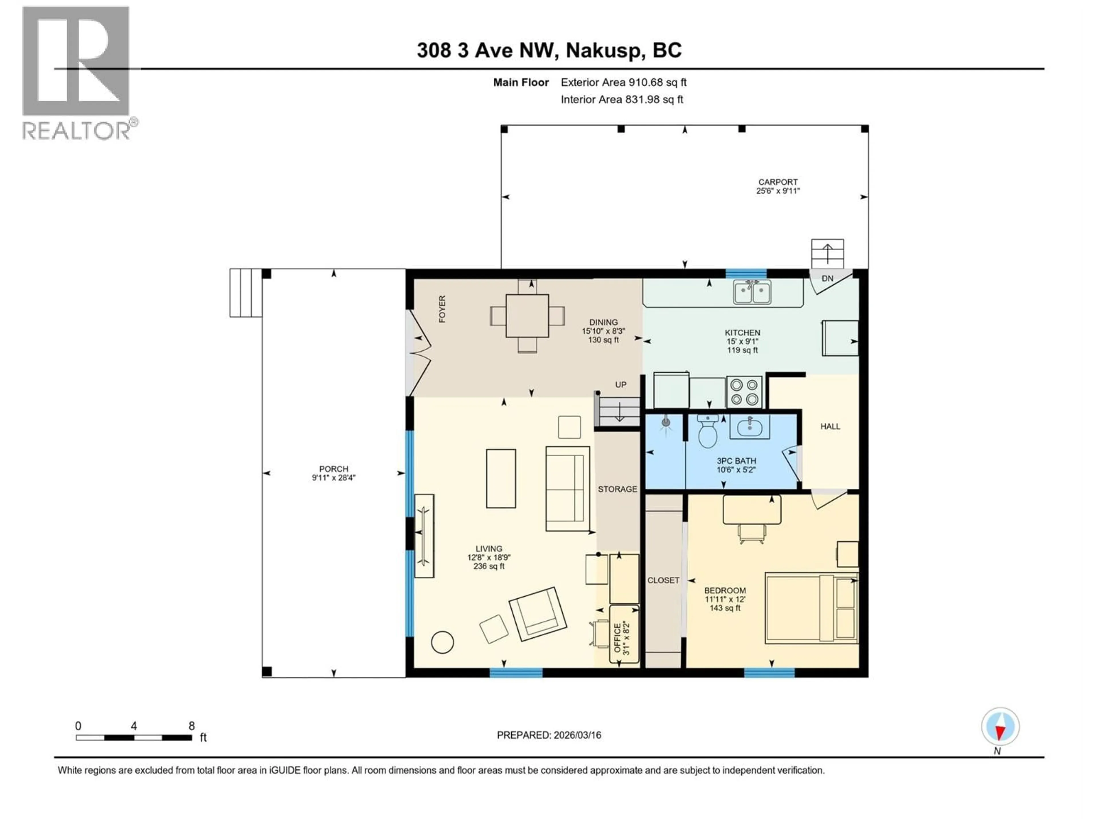 Floor plan for 308 3RD AVENUE NORTHWEST, Nakusp British Columbia V0G1R1