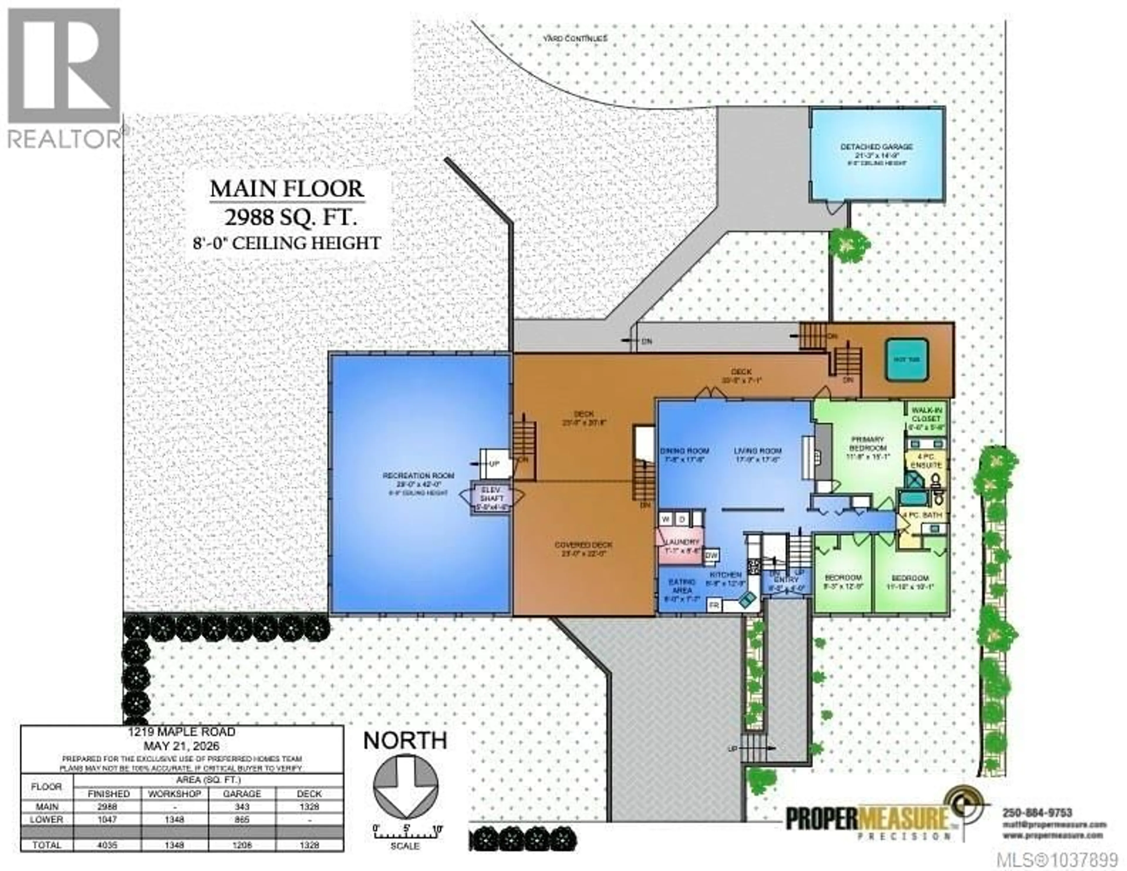 Floor plan for 1219 MAPLE ROAD, North Saanich British Columbia V8L5P7