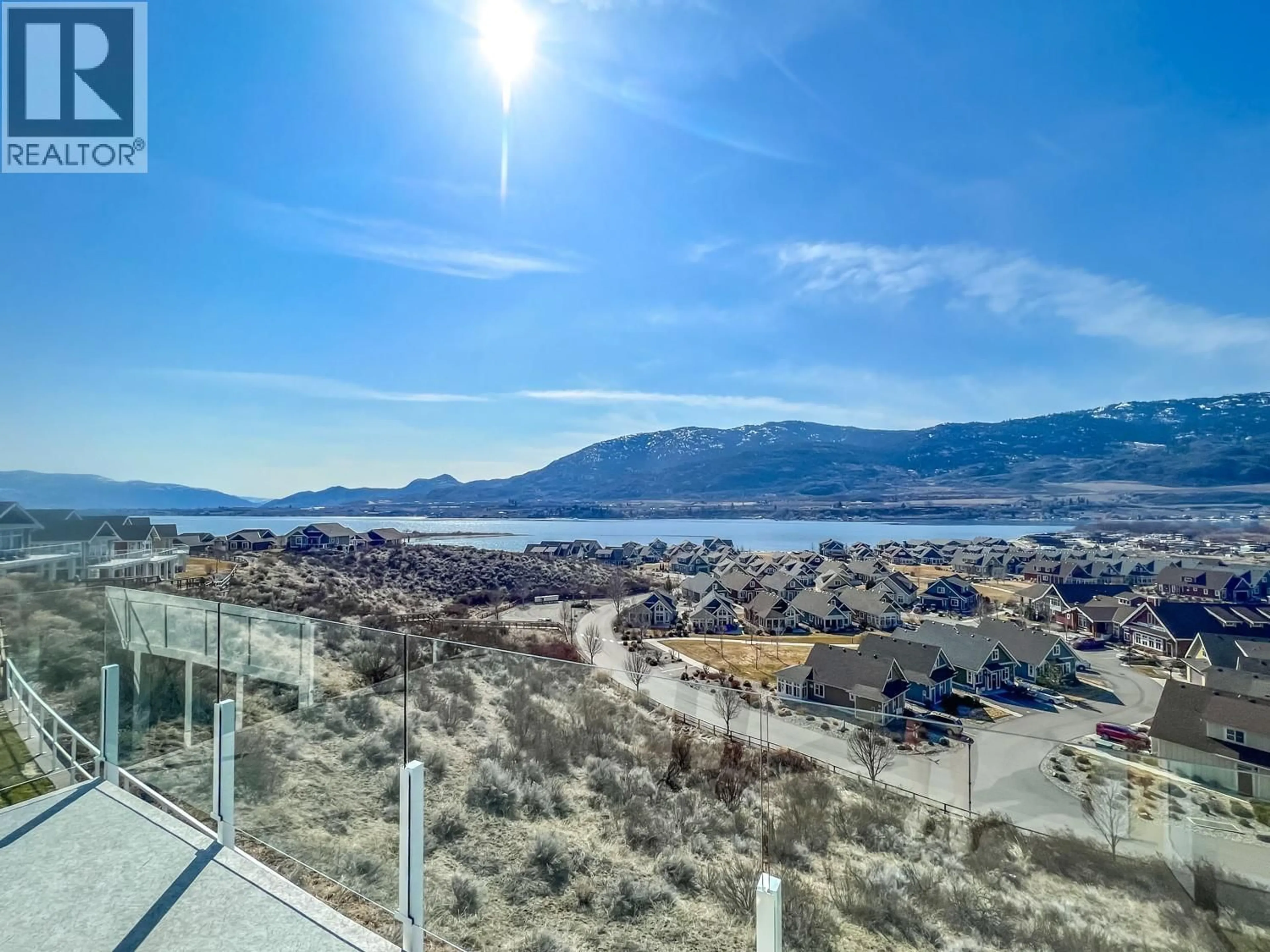 A pic from outside/outdoor area/front of a property/back of a property/a pic from drone, water/lake/river/ocean view for 182 - 2450 RADIO TOWER ROAD, Oliver British Columbia V0H1T1