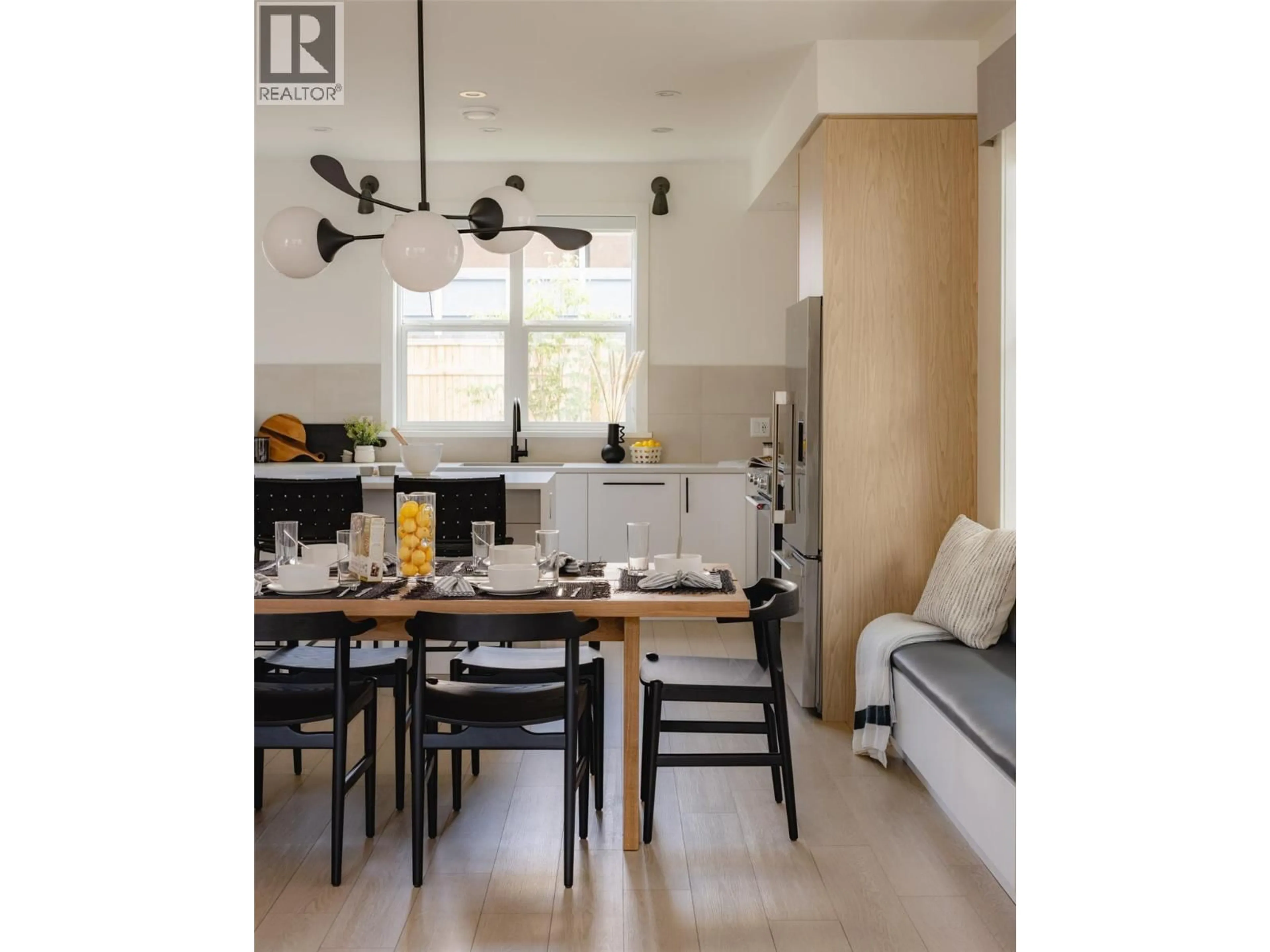 Open concept kitchen, wood/laminate floor for 5 - 1308 CEDAR STREET, Okanagan Falls British Columbia V0H1R4