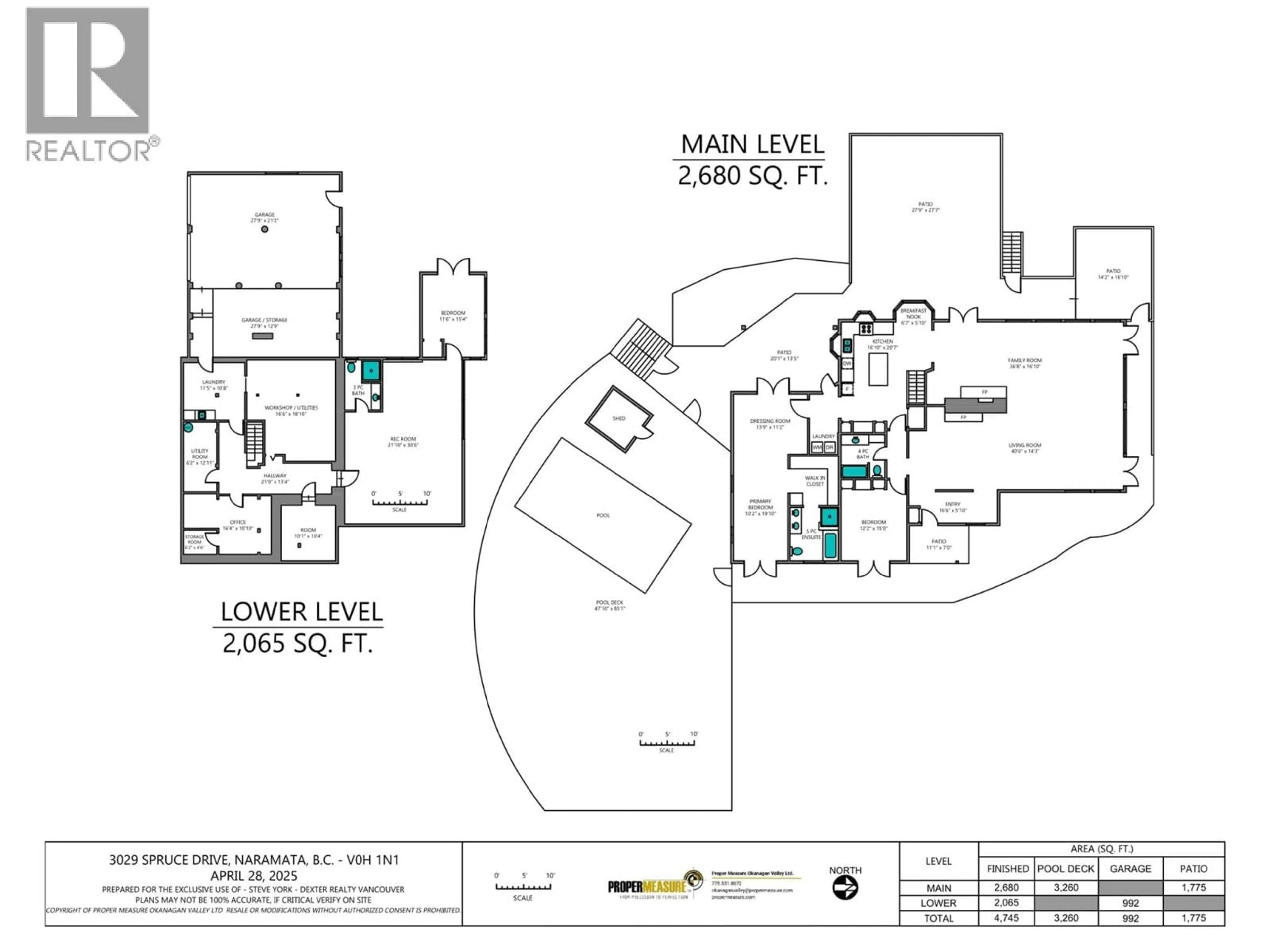 Floor plan for 3029 SPRUCE DRIVE, Naramata British Columbia V0H1N0