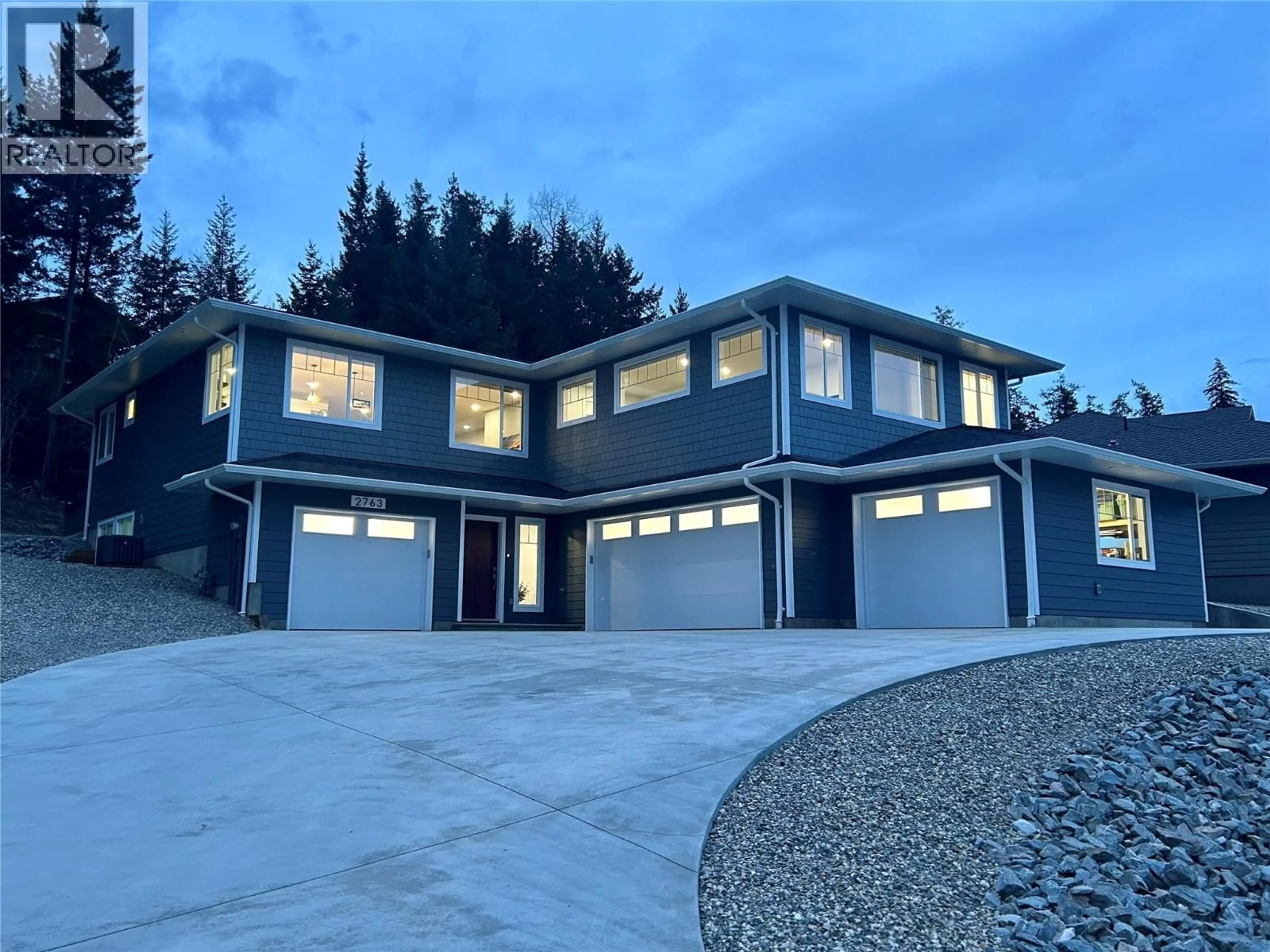 Home with vinyl exterior material, street for 2763 VALLEYVIEW DRIVE, Blind Bay British Columbia V0E1H2