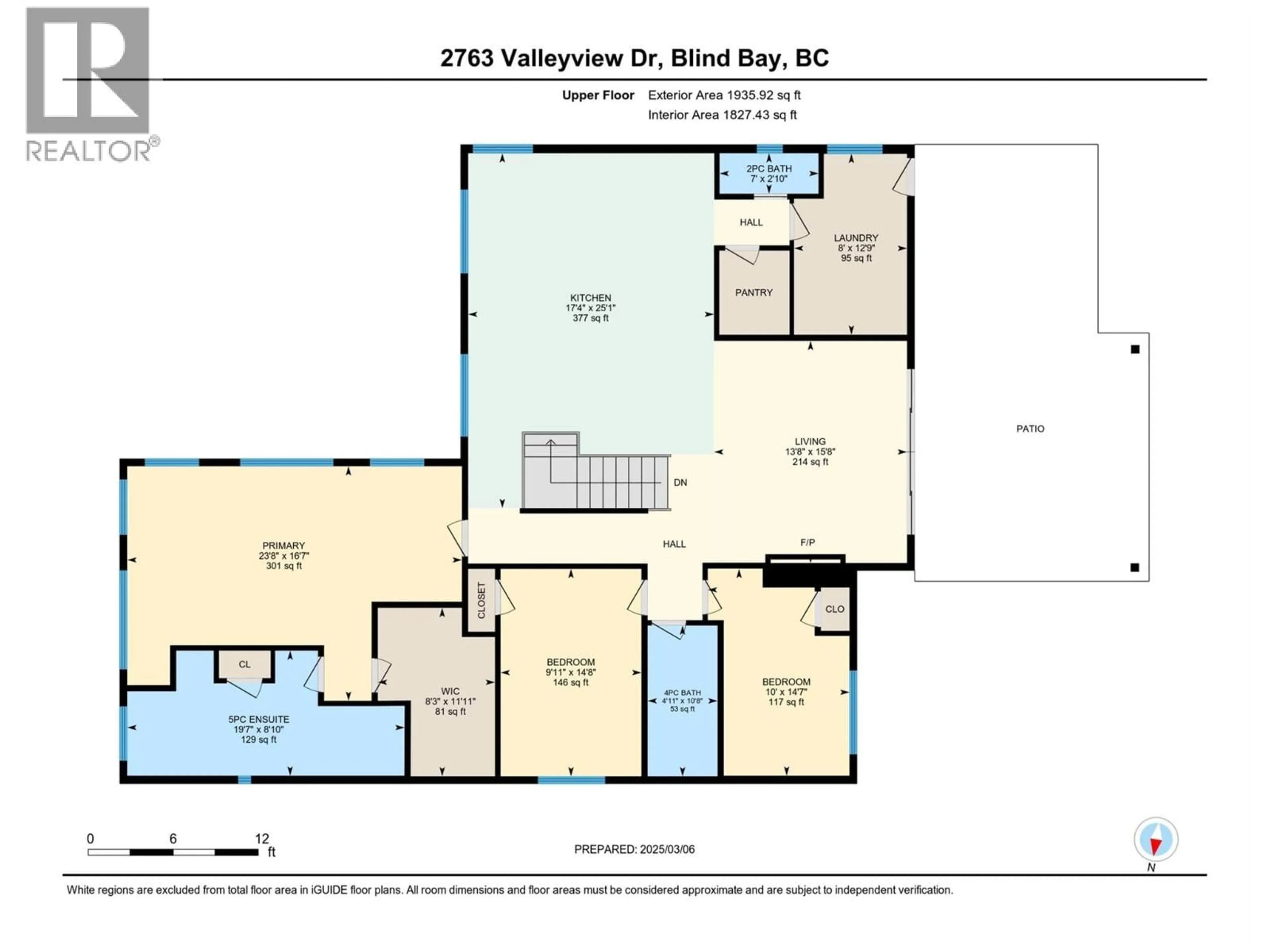 Floor plan for 2763 VALLEYVIEW DRIVE, Blind Bay British Columbia V0E1H2