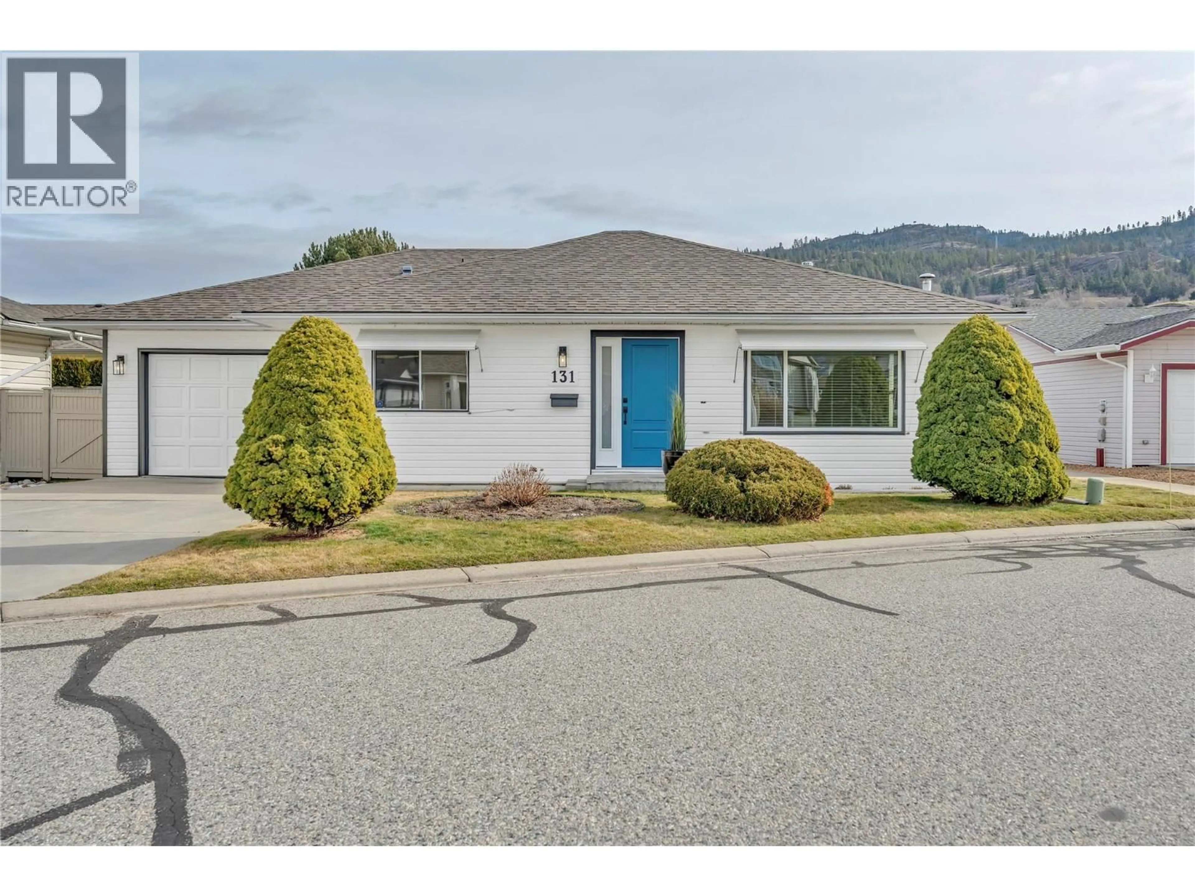 Home with vinyl exterior material, street for 131 - 3400 WILSON STREET, Penticton British Columbia V2A8H9