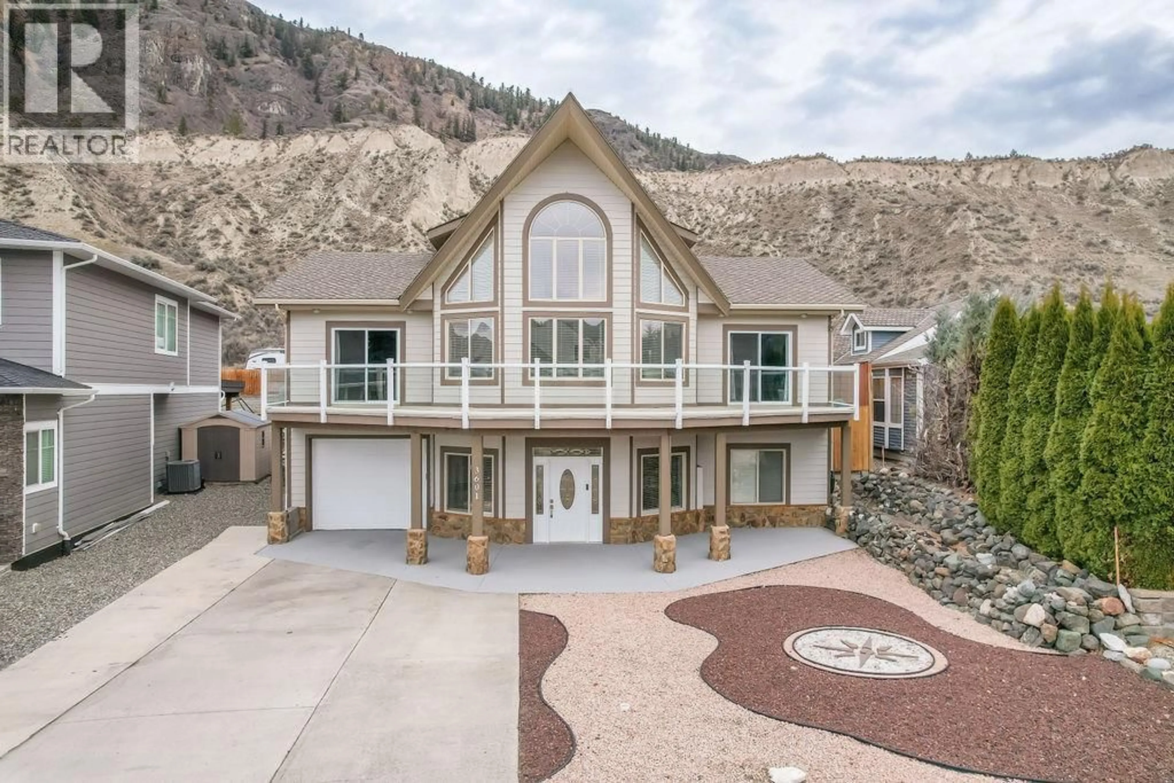 Home with vinyl exterior material, mountain view for 3601 NAVATANEE DRIVE, Kamloops British Columbia V2H1S1