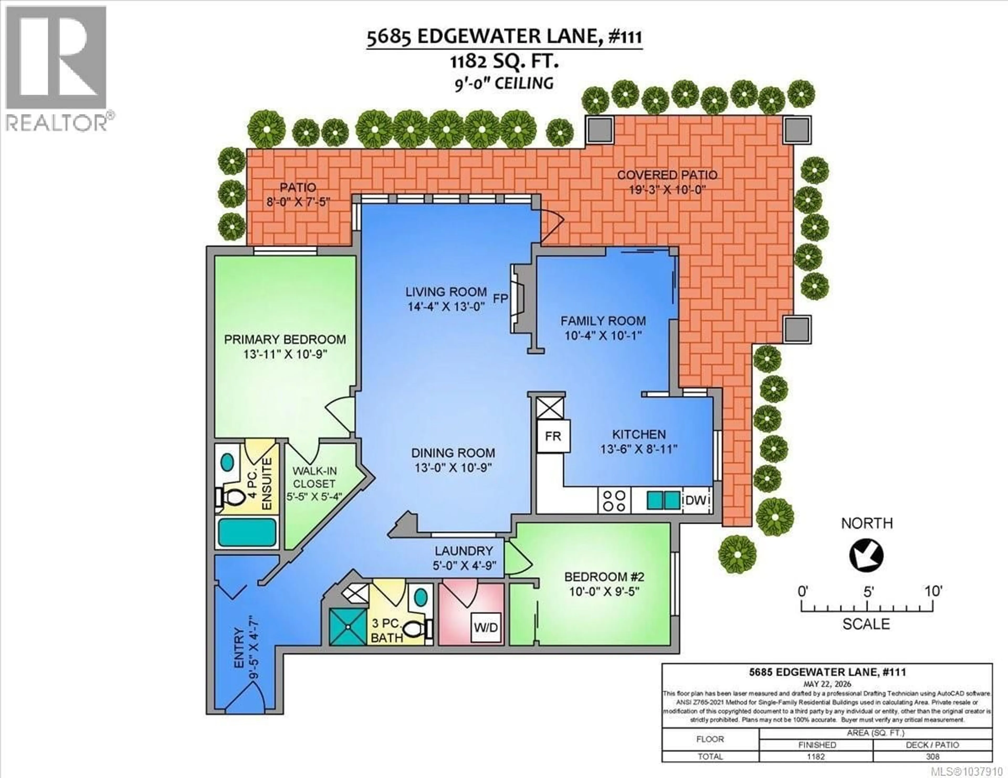 Floor plan for 111 - 5685 EDGEWATER LANE, Nanaimo British Columbia V9T6K3
