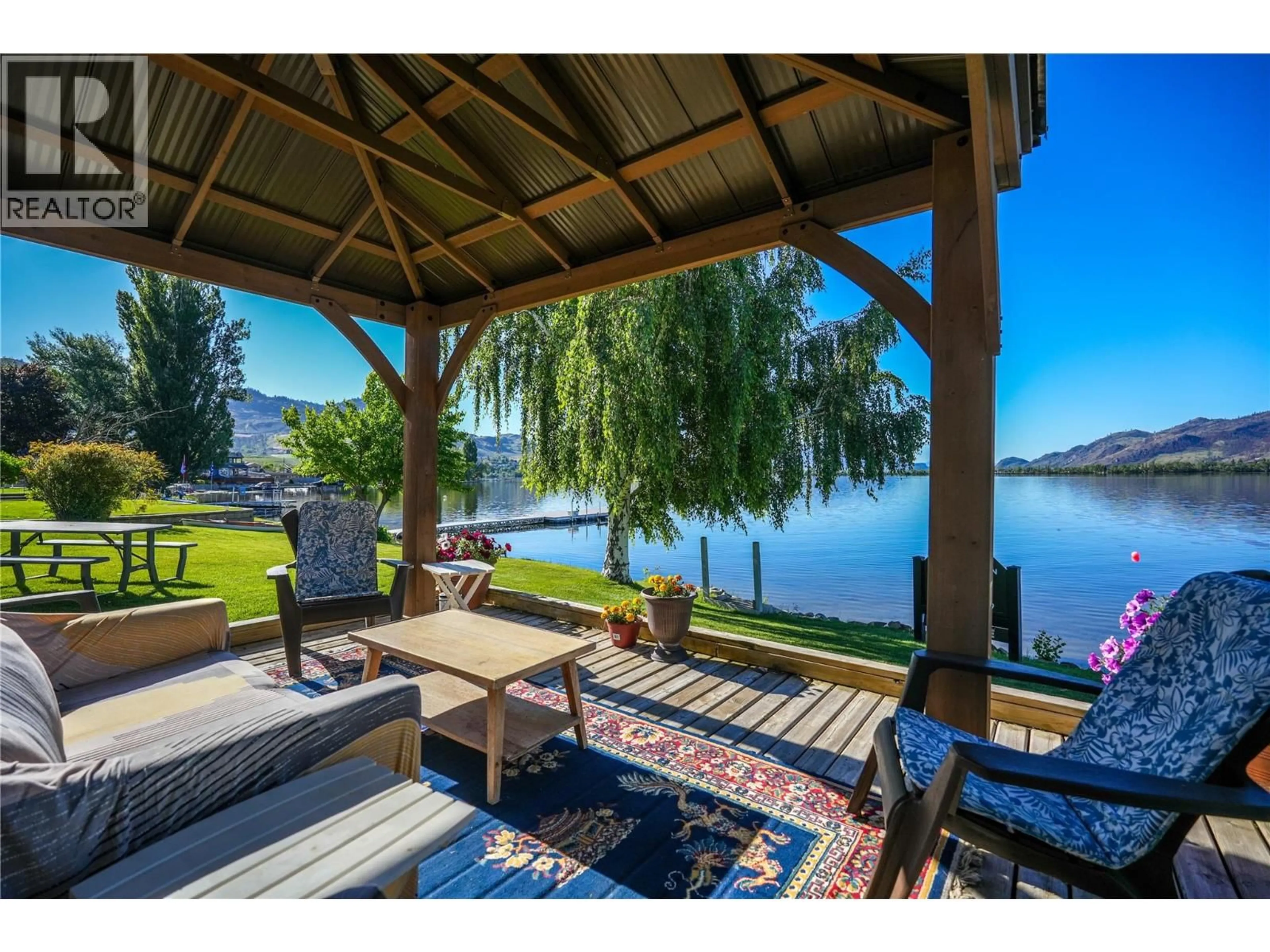 Patio, water/lake/river/ocean view for 9 HARBOUR KEY DRIVE, Osoyoos British Columbia V0H1V3