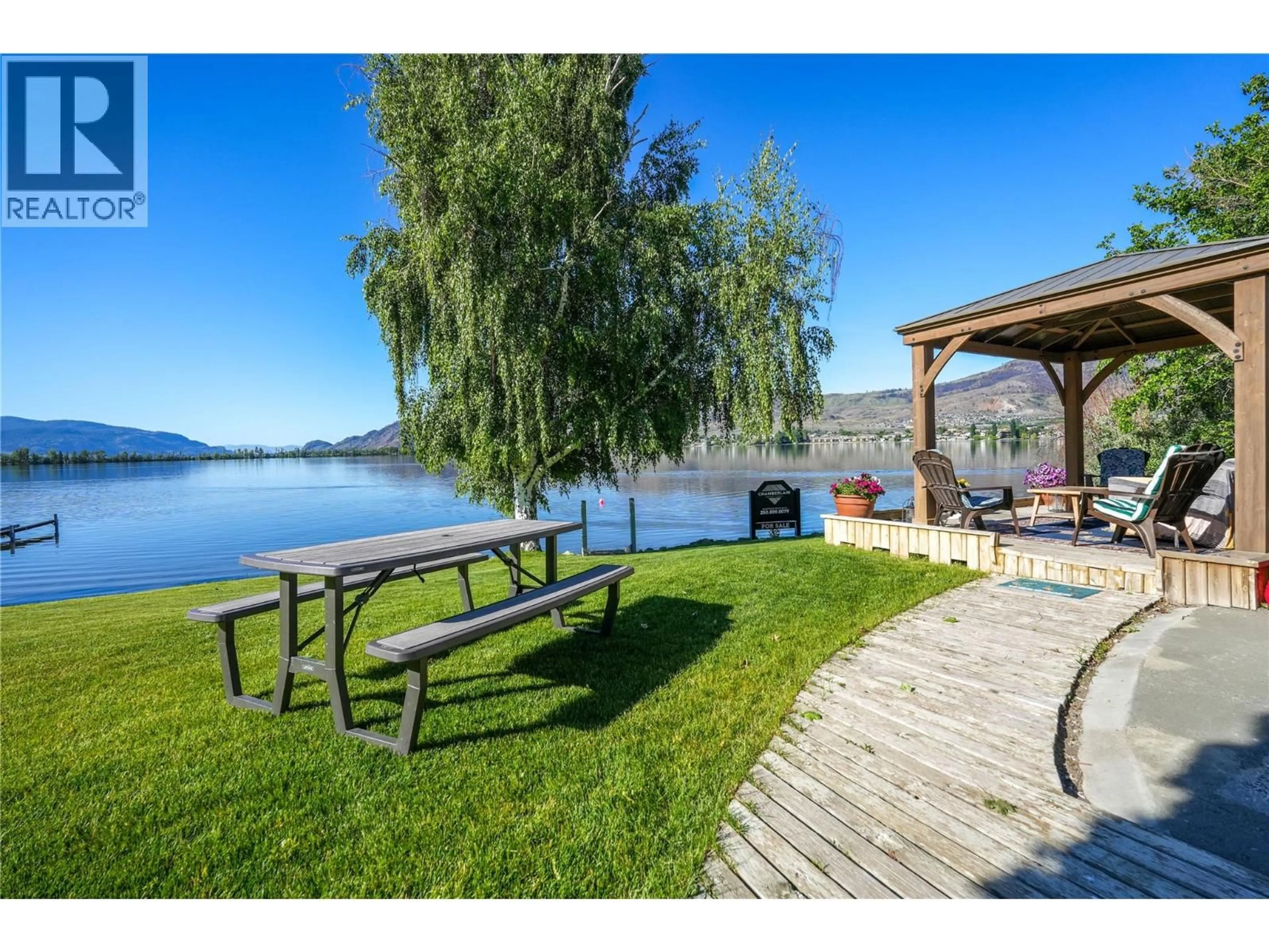 Patio, water/lake/river/ocean view for 9 HARBOUR KEY DRIVE, Osoyoos British Columbia V0H1V3