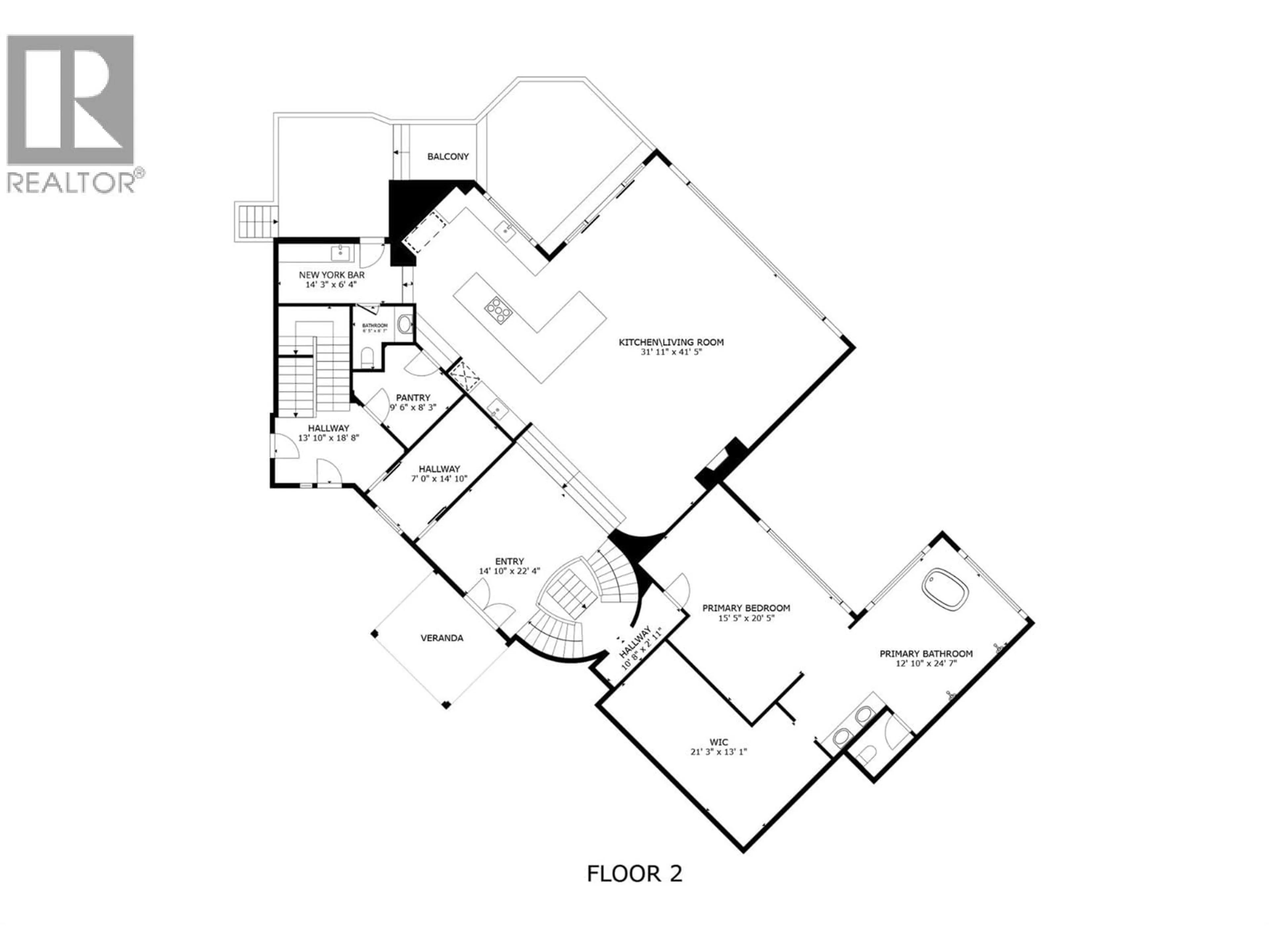 Floor plan for 228 CALIBURN COURT, Kelowna British Columbia V1V1N2