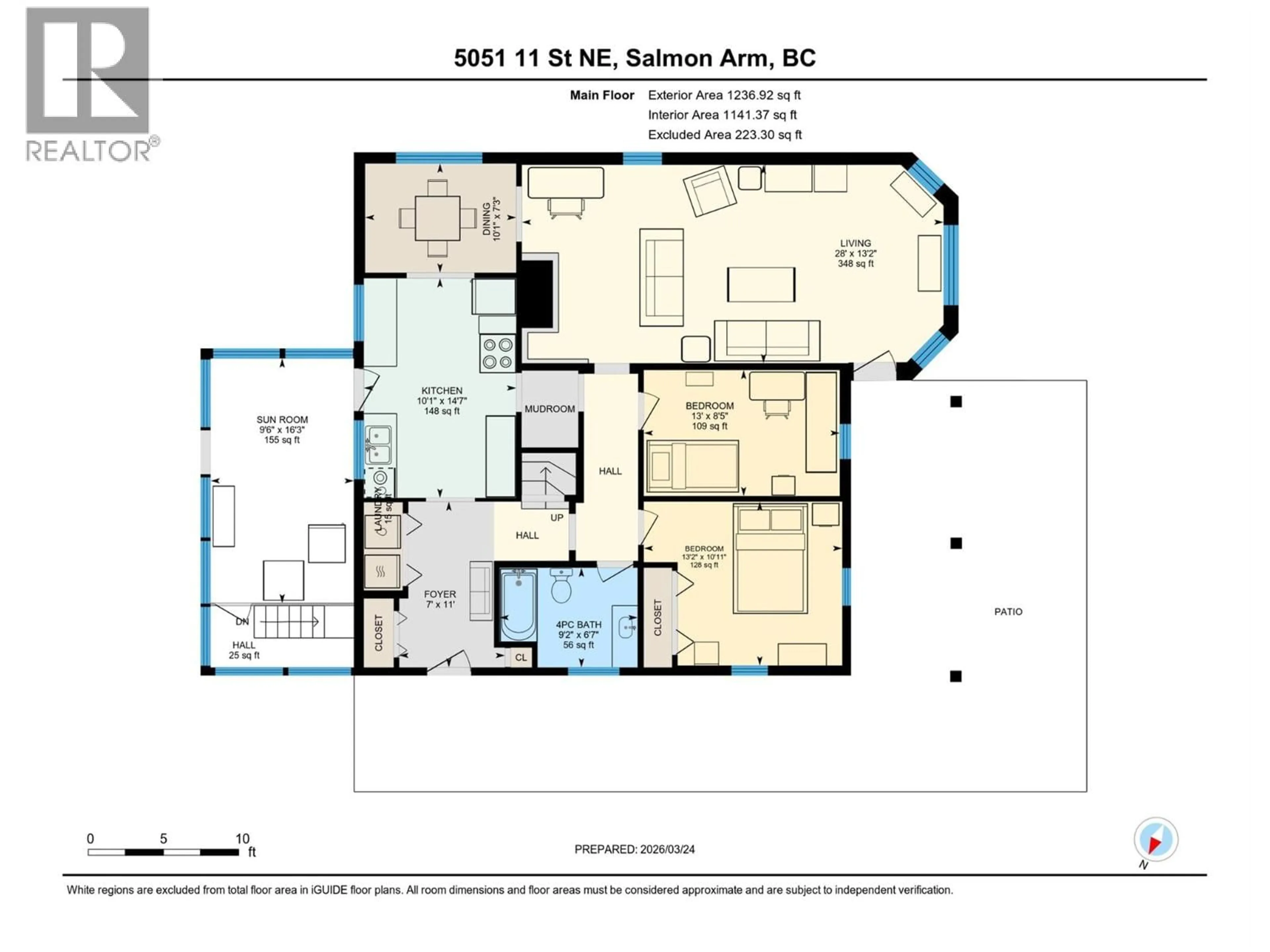 Floor plan for 5051 11 STREET NORTHEAST, Salmon Arm British Columbia V1E3N3
