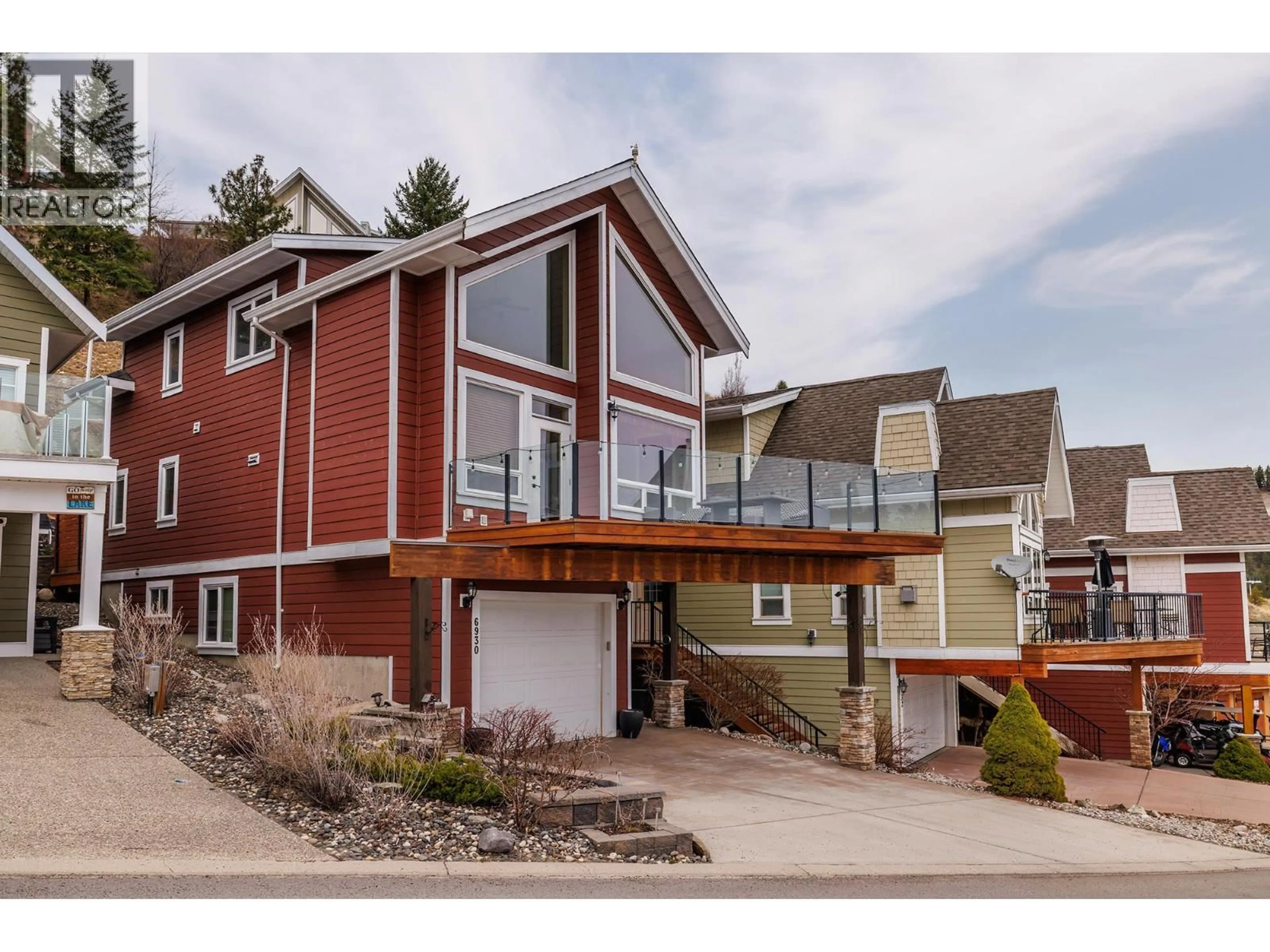 Home with brick exterior material, street for 6930 BARCELONA DRIVE, Kelowna British Columbia V1Z3R8