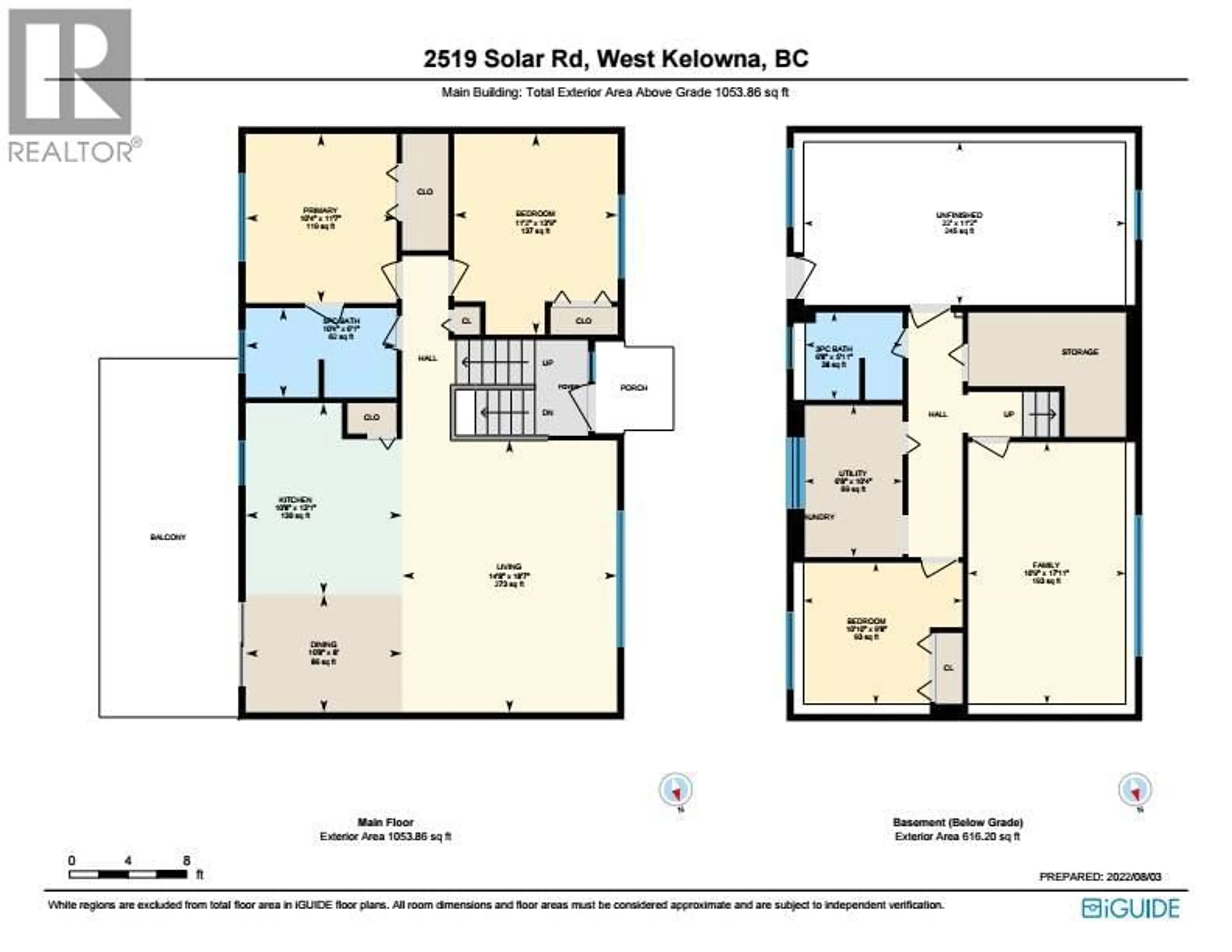 Floor plan for 2519 SOLAR ROAD, West Kelowna British Columbia V4T1P8