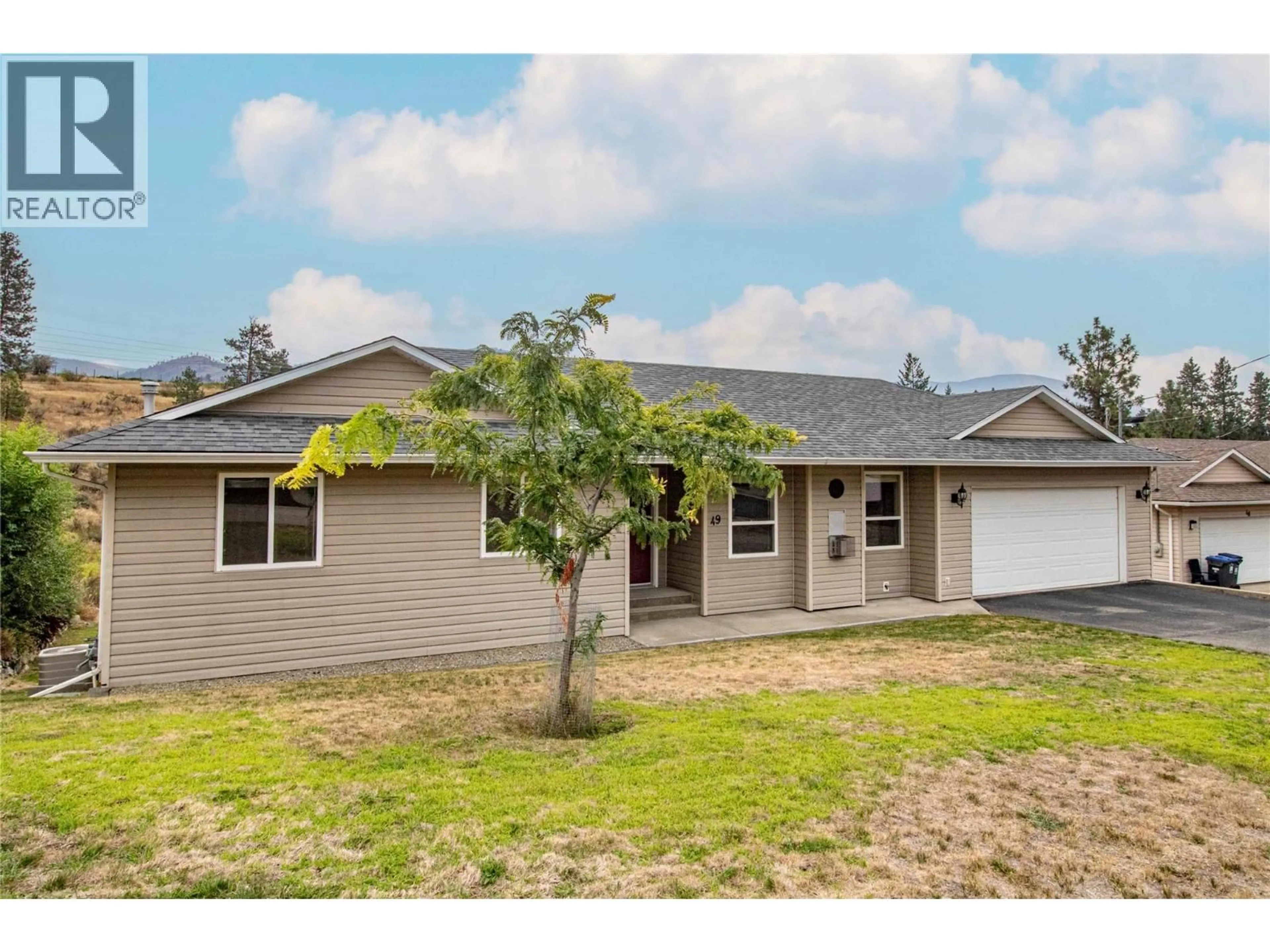 Home with vinyl exterior material, street for 49 - 1840 OLIVER RANCH ROAD, Okanagan Falls British Columbia V0H1R2