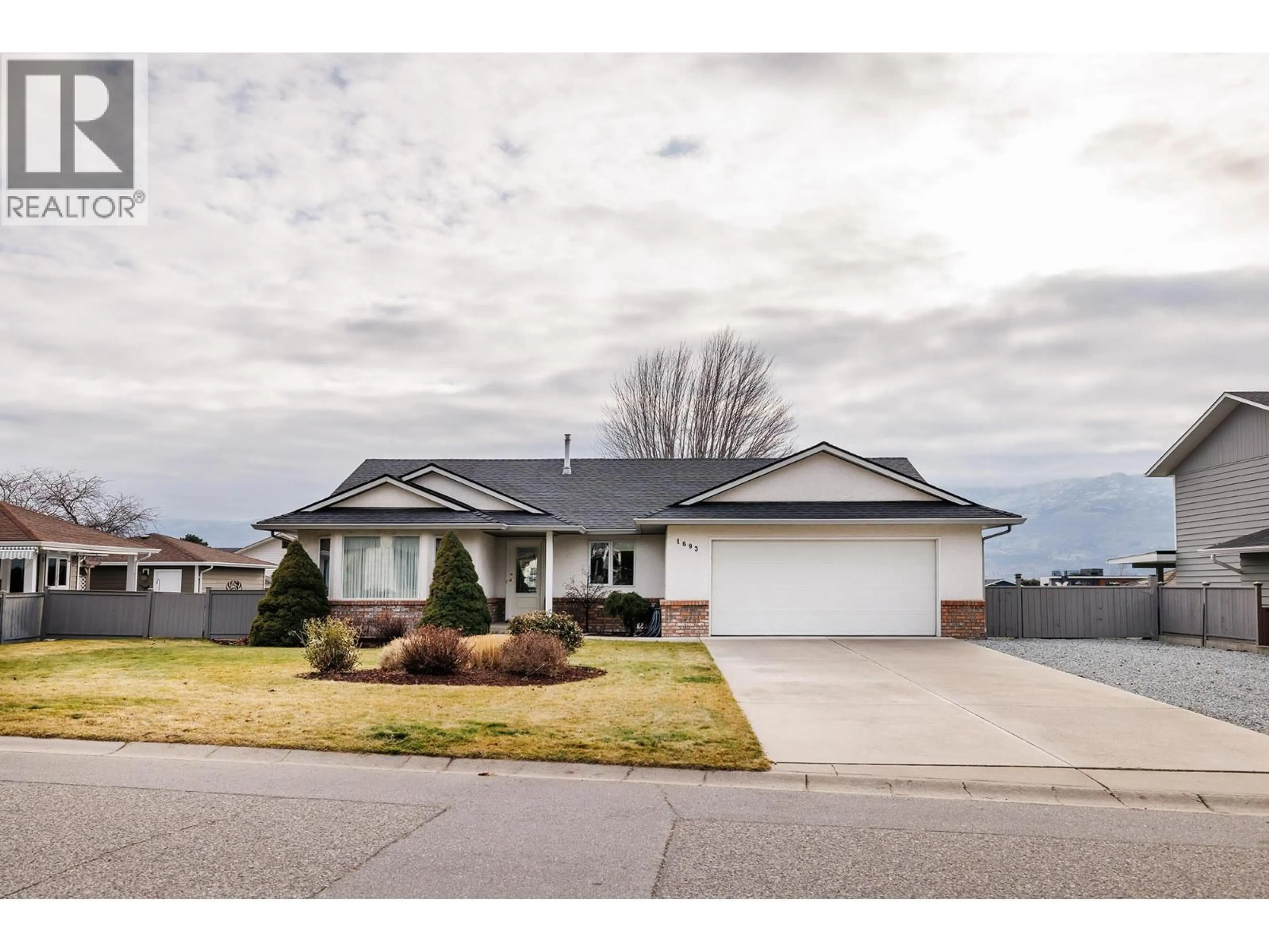 Home with brick exterior material, street for 1693 NEWPORT ROAD, West Kelowna British Columbia V4T1X1