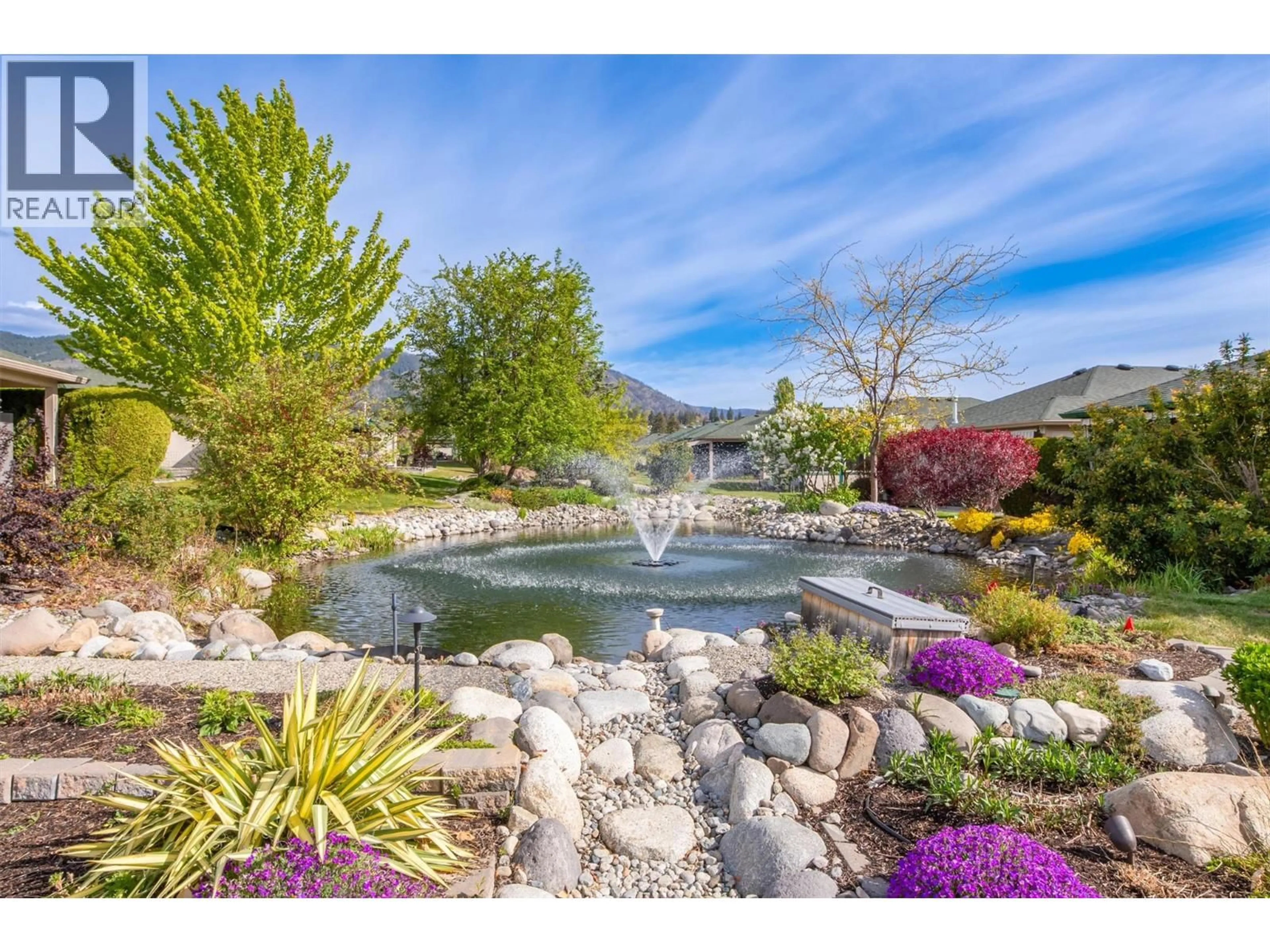 A pic from outside/outdoor area/front of a property/back of a property/a pic from drone, water/lake/river/ocean view for 186 - 2330 BUTT ROAD, West Kelowna British Columbia V4T2L3
