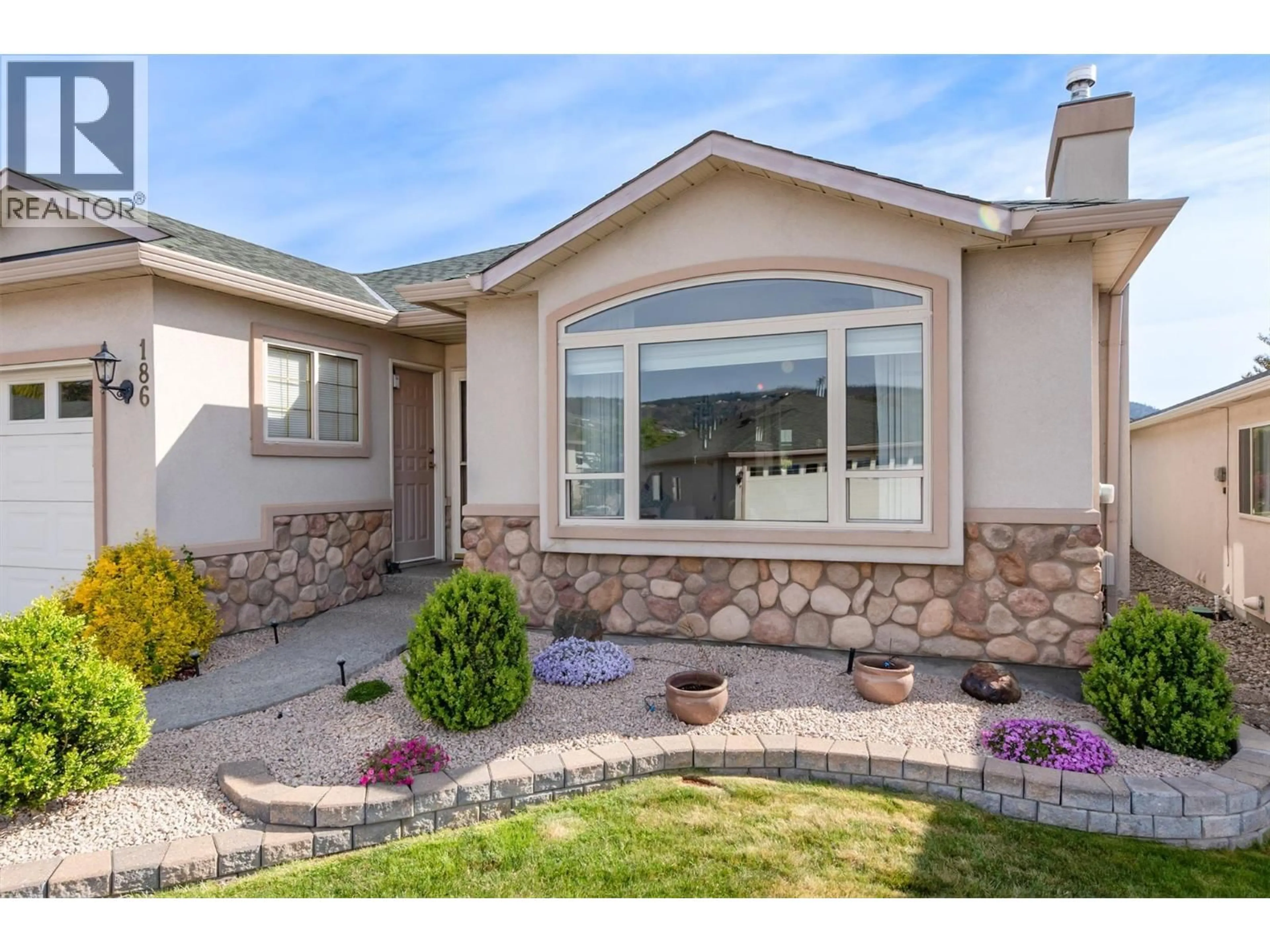 Home with vinyl exterior material, street for 186 - 2330 BUTT ROAD, West Kelowna British Columbia V4T2L3