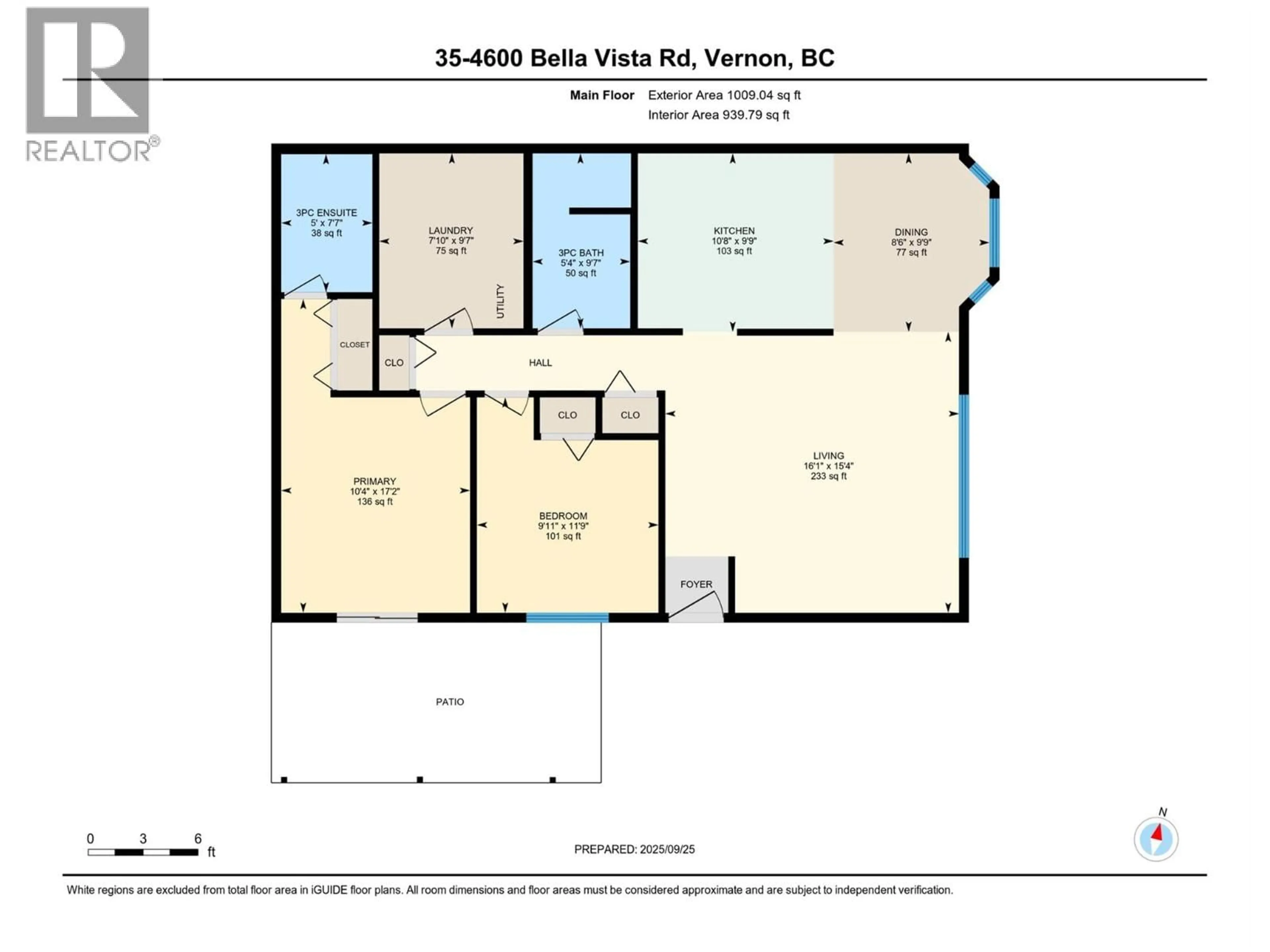Floor plan for 35 - 4600 BELLA VISTA ROAD, Vernon British Columbia V1T2N4
