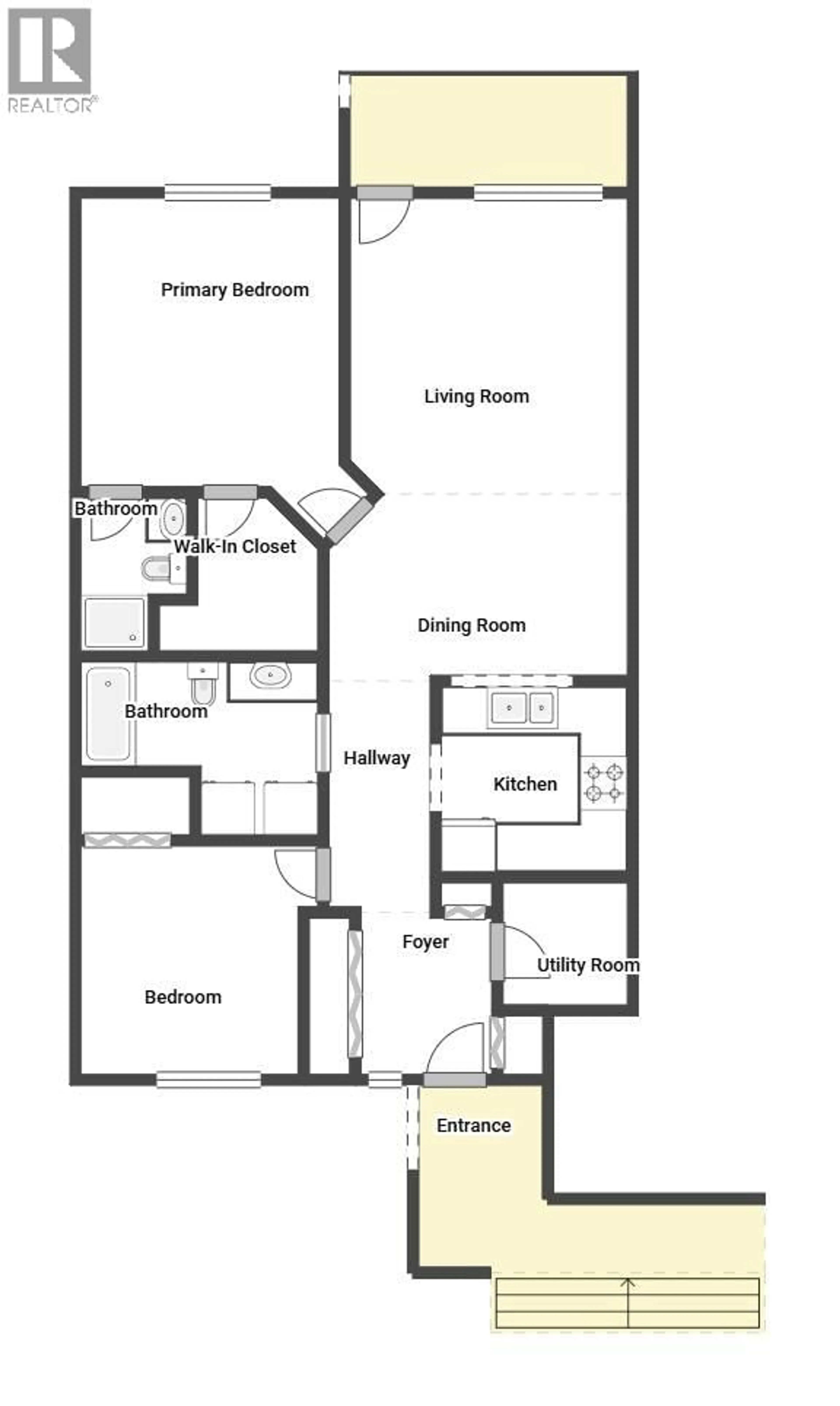 Floor plan for 208 - 110 KALAMALKA LAKE ROAD, Vernon British Columbia V1T7M3