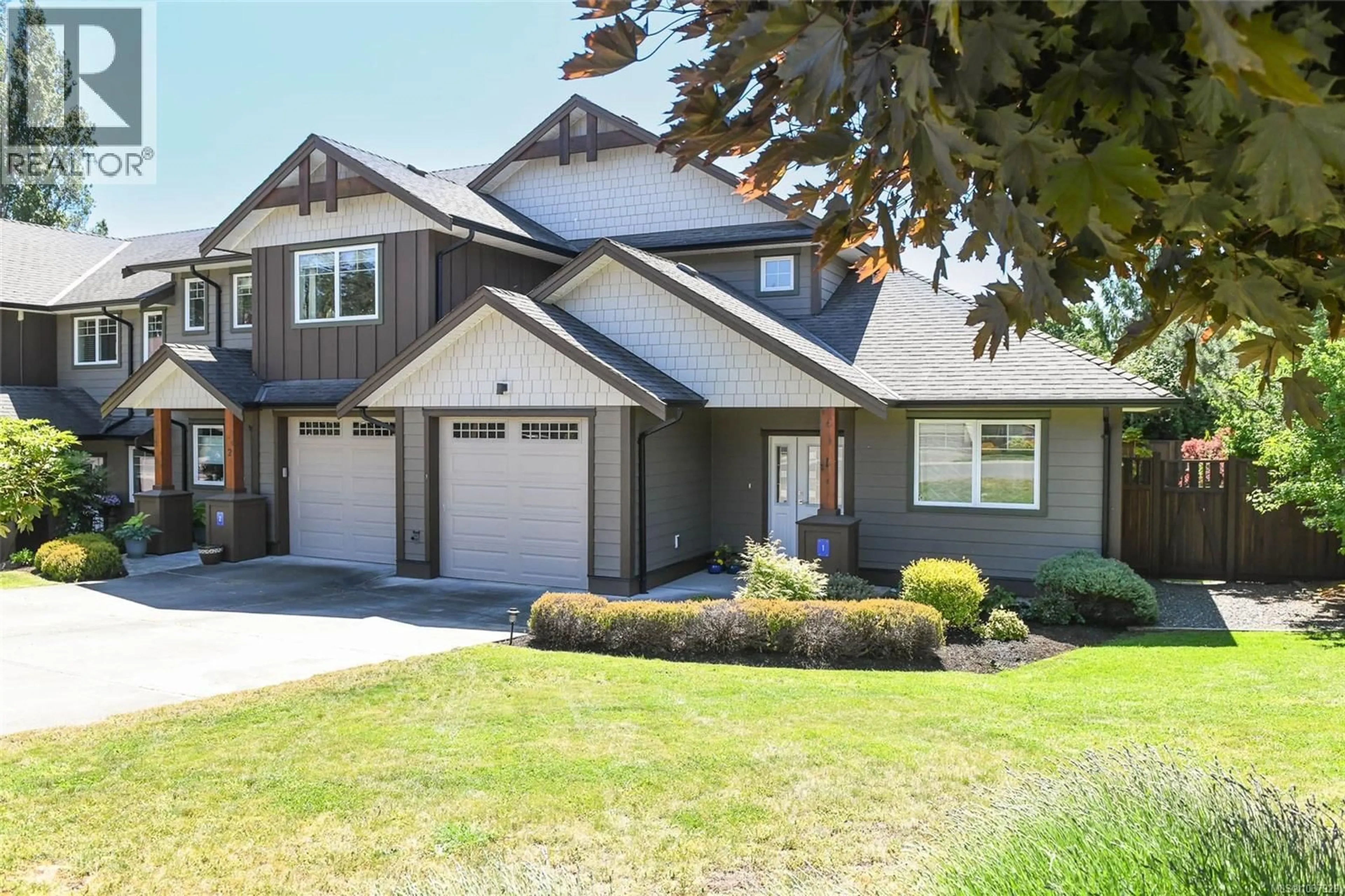 Home with vinyl exterior material, street for 1 - 2030 WALLACE AVENUE, Comox British Columbia V9M1X3