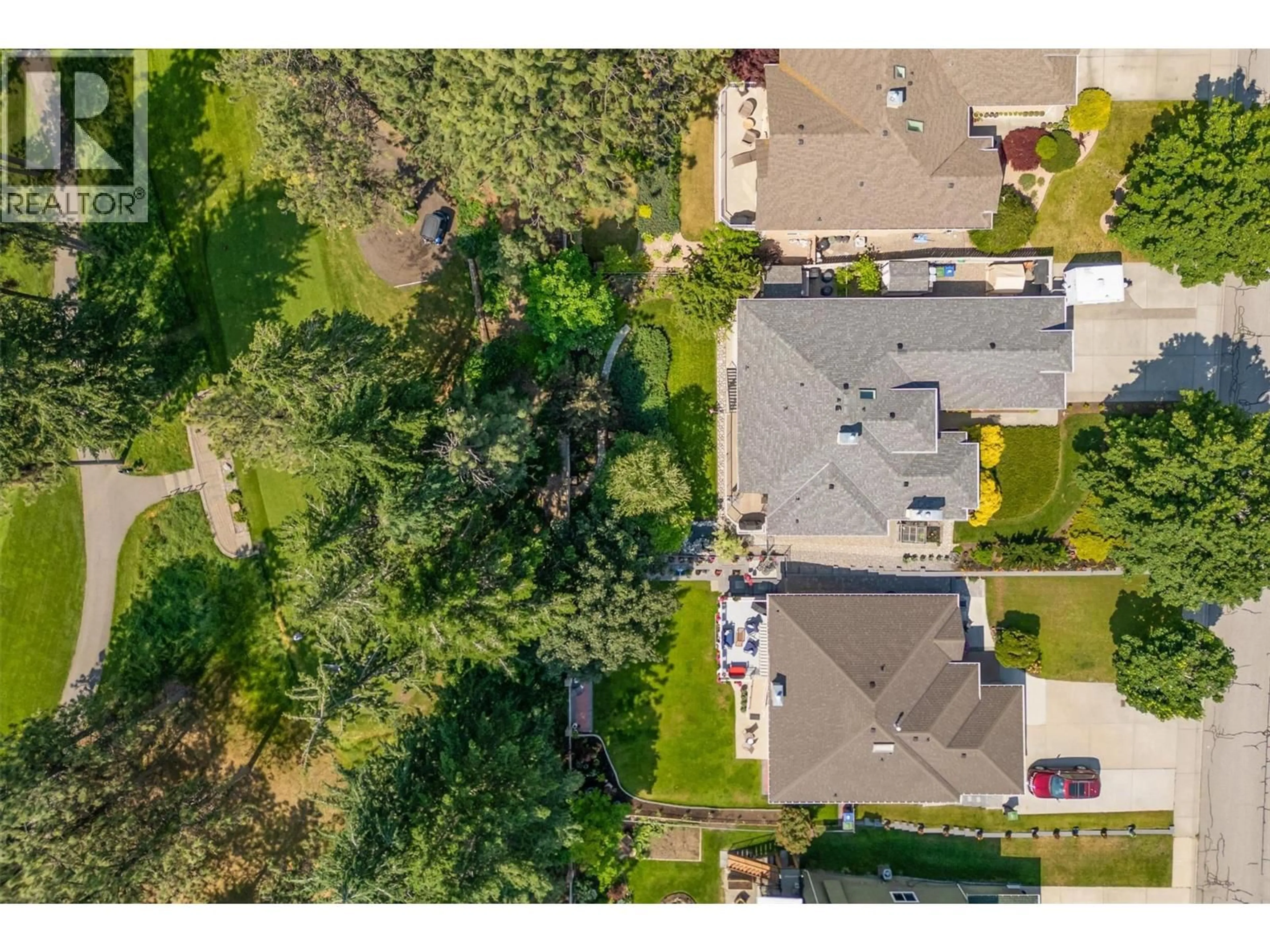 A pic from outside/outdoor area/front of a property/back of a property/a pic from drone, street for 2213 SHANNON WOODS PLACE, West Kelowna British Columbia V4T2L9