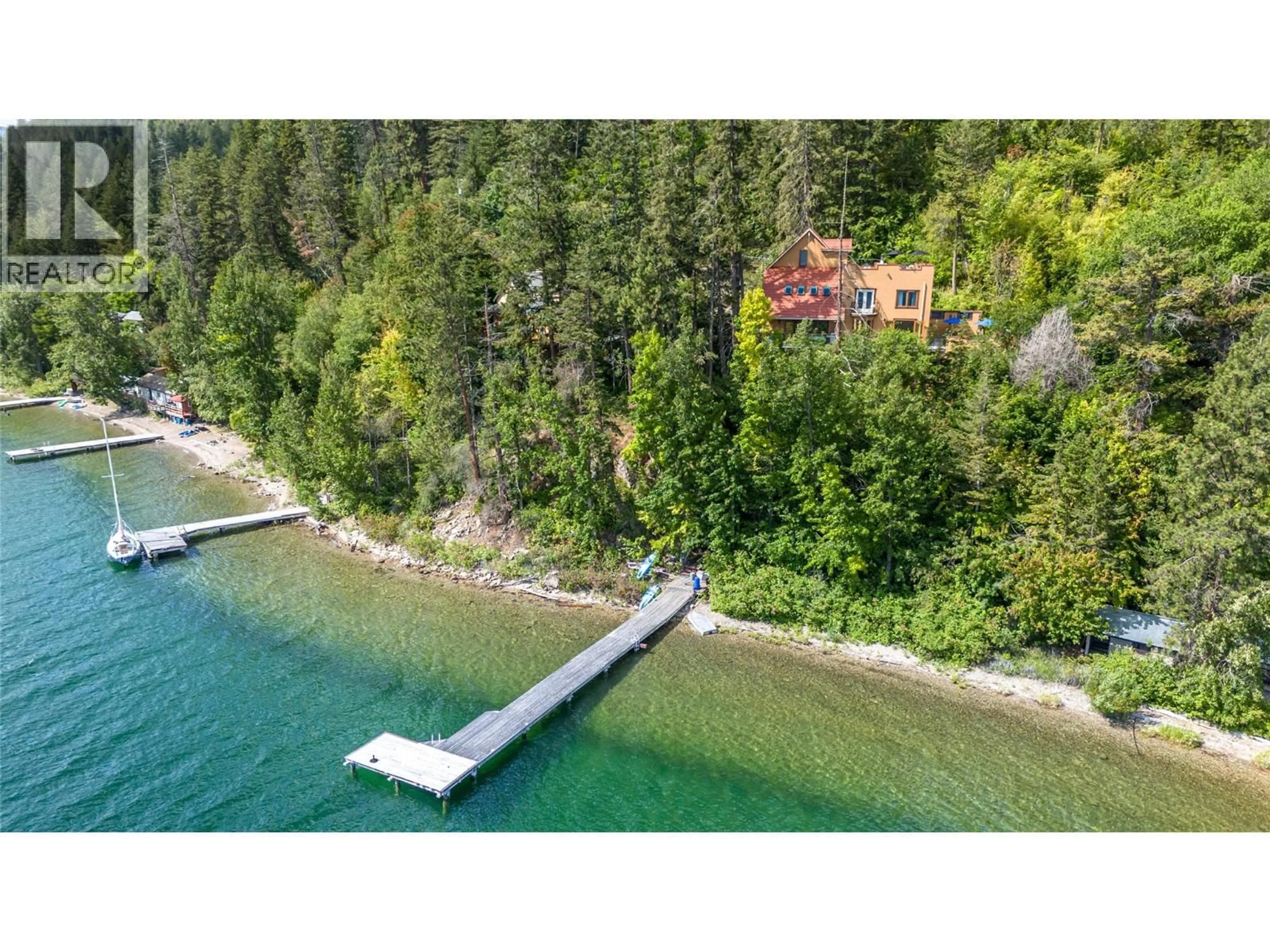 A pic from outside/outdoor area/front of a property/back of a property/a pic from drone, water/lake/river/ocean view for 56 NERIE ROAD, Vernon British Columbia V1H2E4