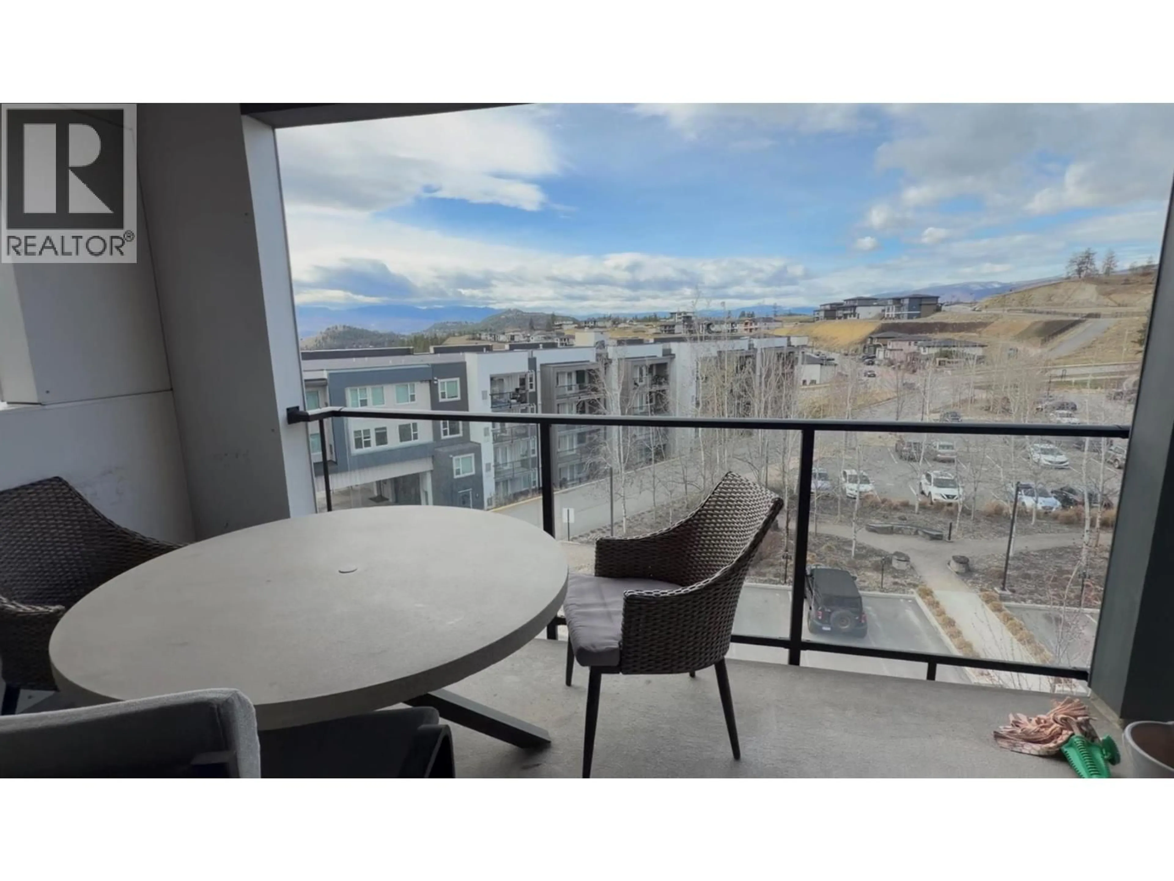 Balcony in the apartment, water/lake/river/ocean view for PH25 - 775 ACADEMY WAY, Kelowna British Columbia V1V0A5
