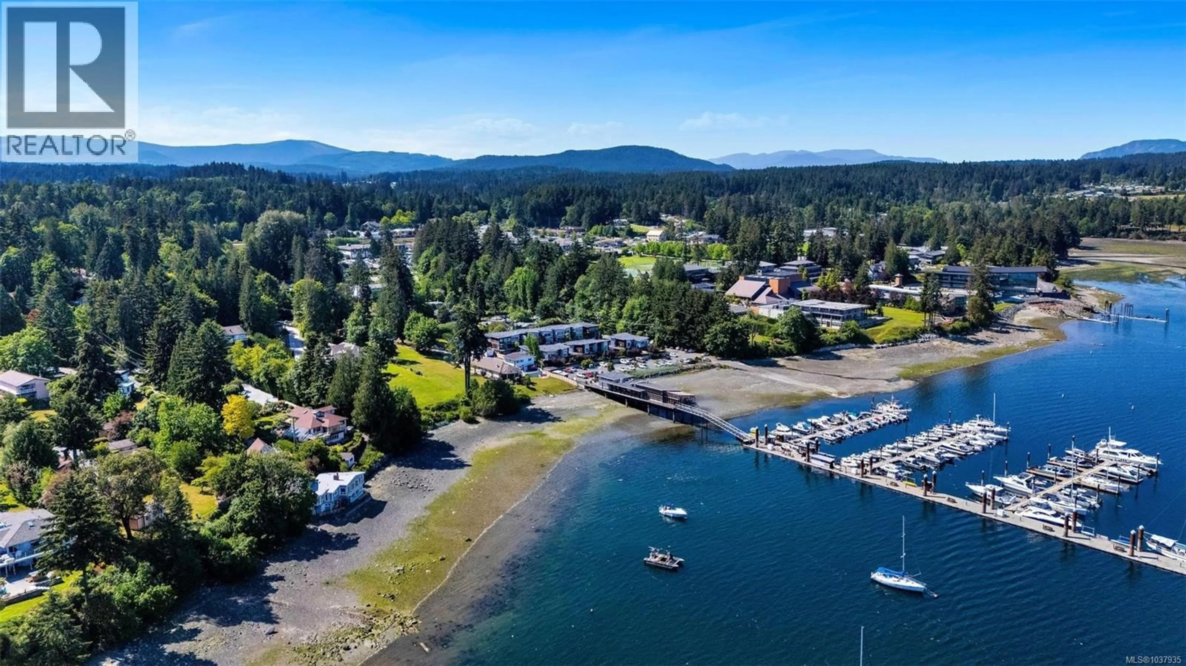 A pic from outside/outdoor area/front of a property/back of a property/a pic from drone, water/lake/river/ocean view for 2635 MILL BAY ROAD, Mill Bay British Columbia V8H1C9