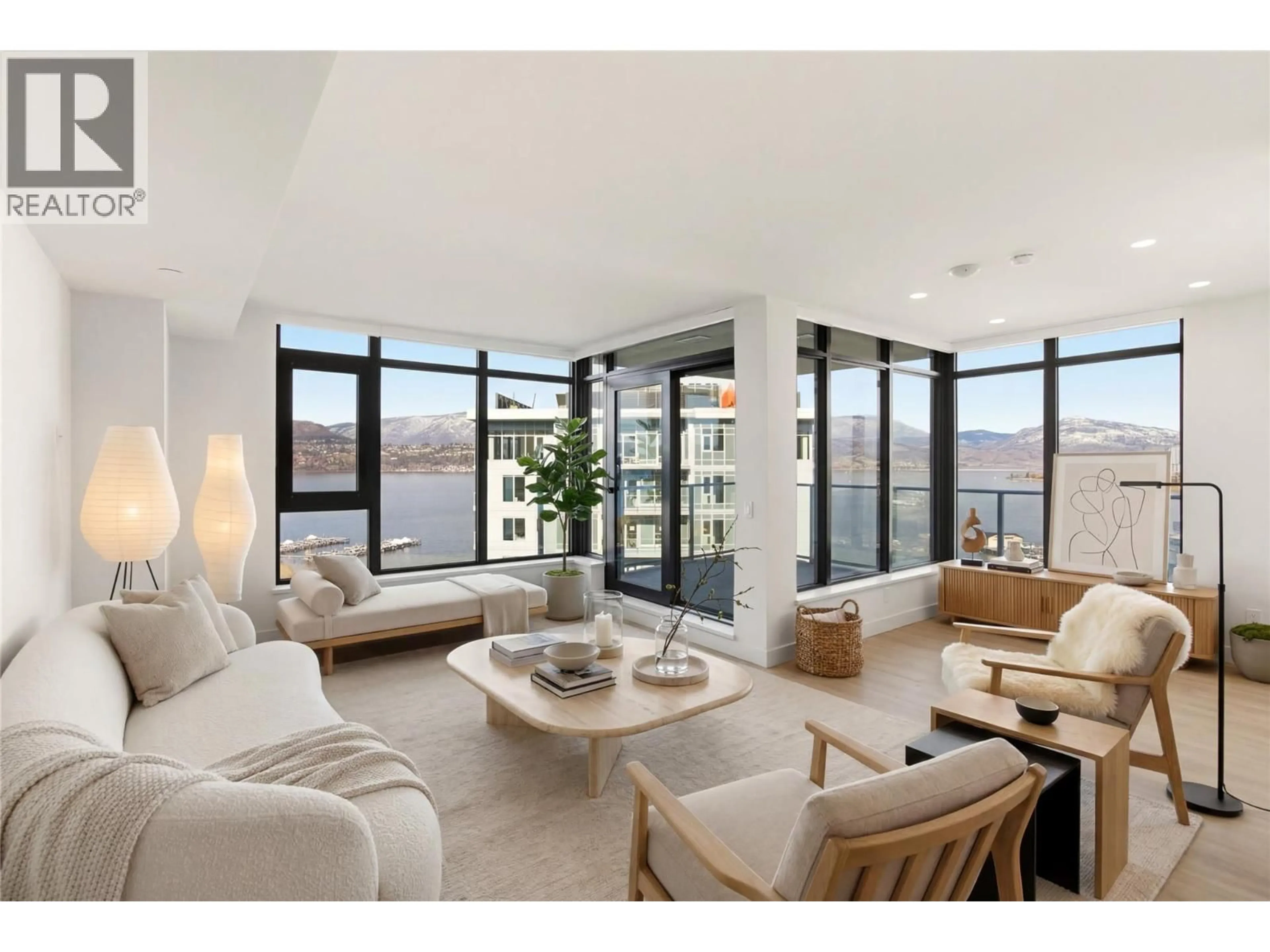 Living room with furniture, unknown for 1308 - 3699 CAPOZZI ROAD, Kelowna British Columbia V1W0G3