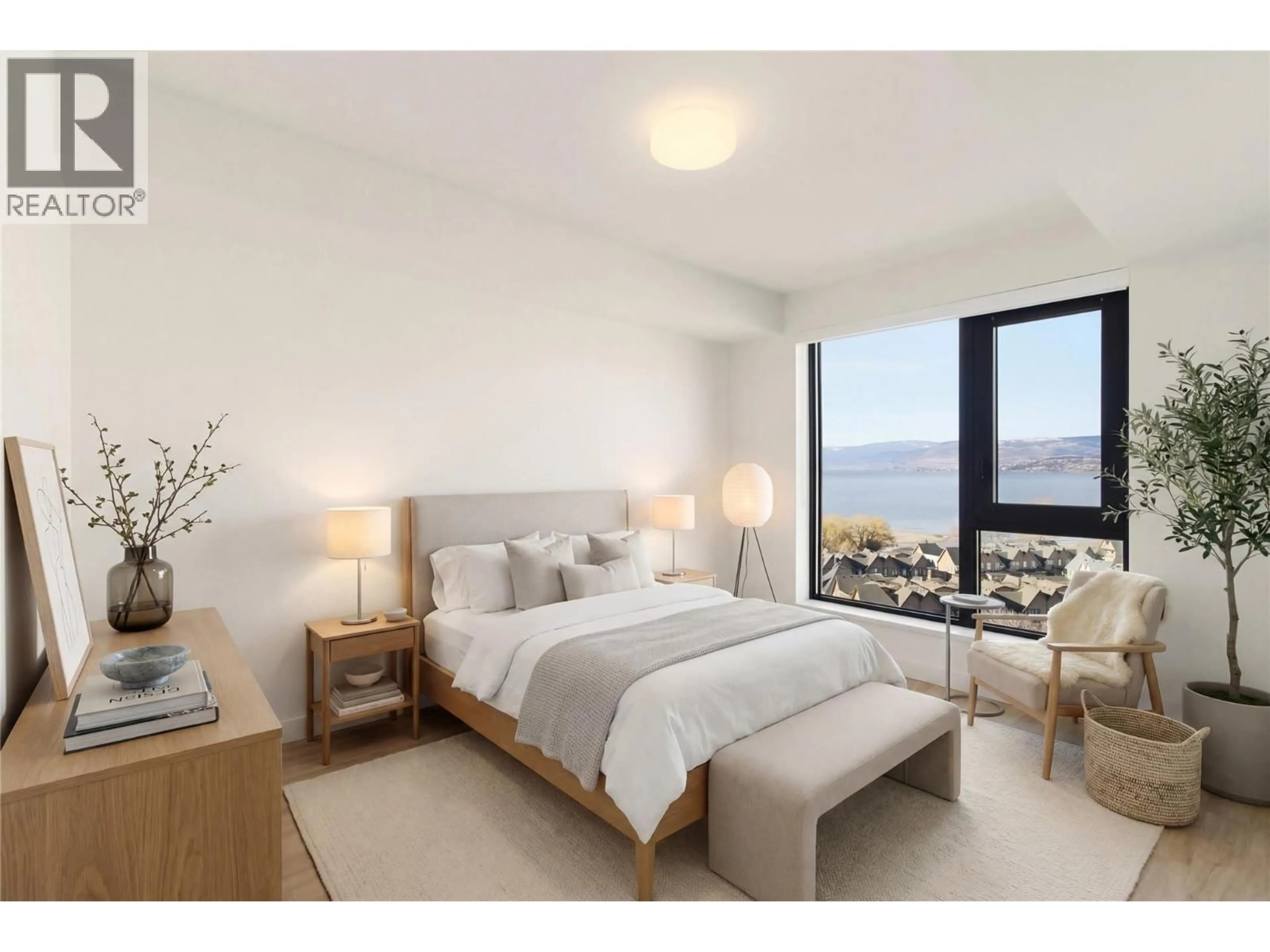 Bedroom with bed, unknown for 1308 - 3699 CAPOZZI ROAD, Kelowna British Columbia V1W0G3