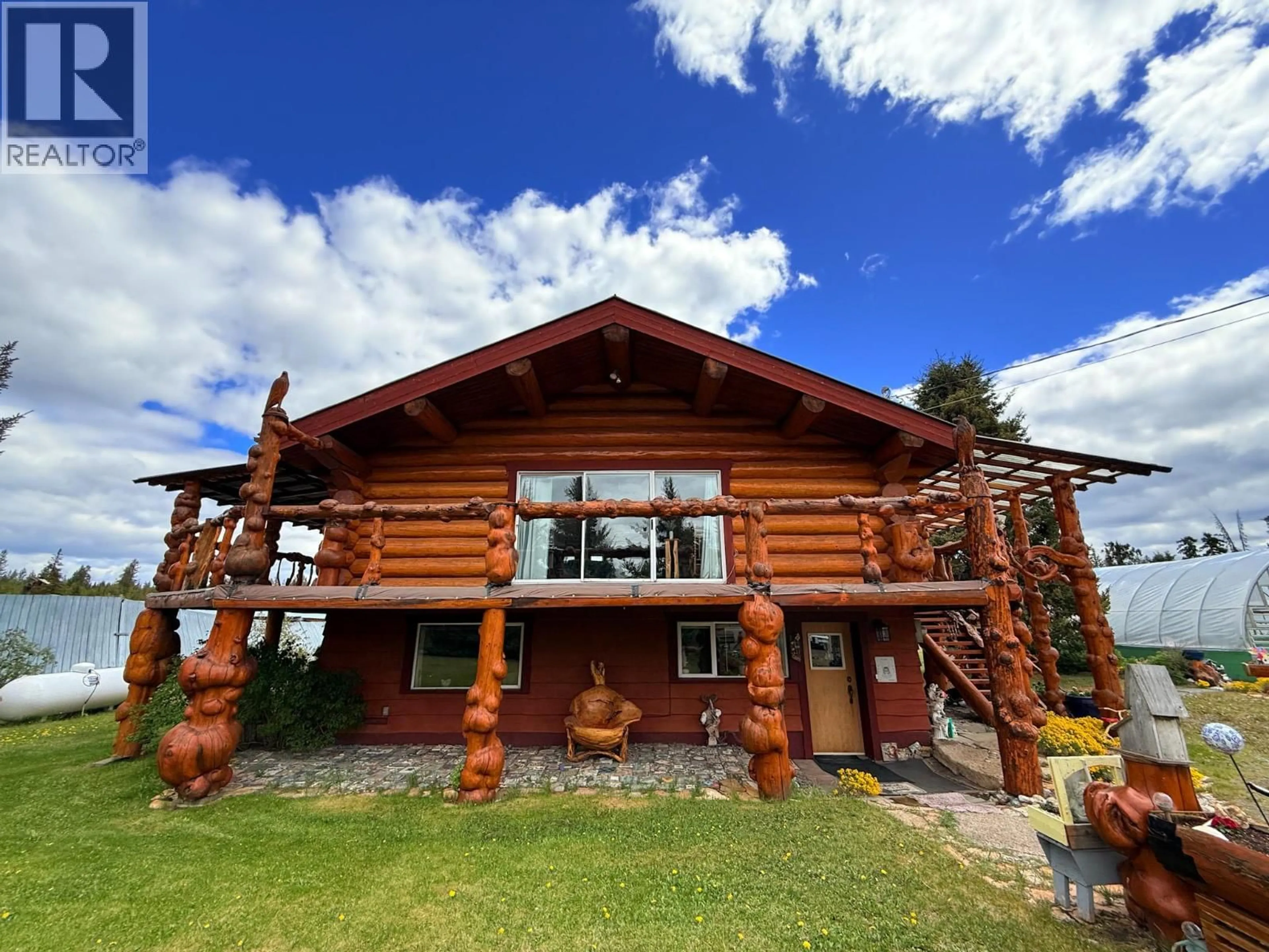 A pic from outside/outdoor area/front of a property/back of a property/a pic from drone, building for 9736 97 CARIBOO HIGHWAY, Clinton British Columbia V0K1K0