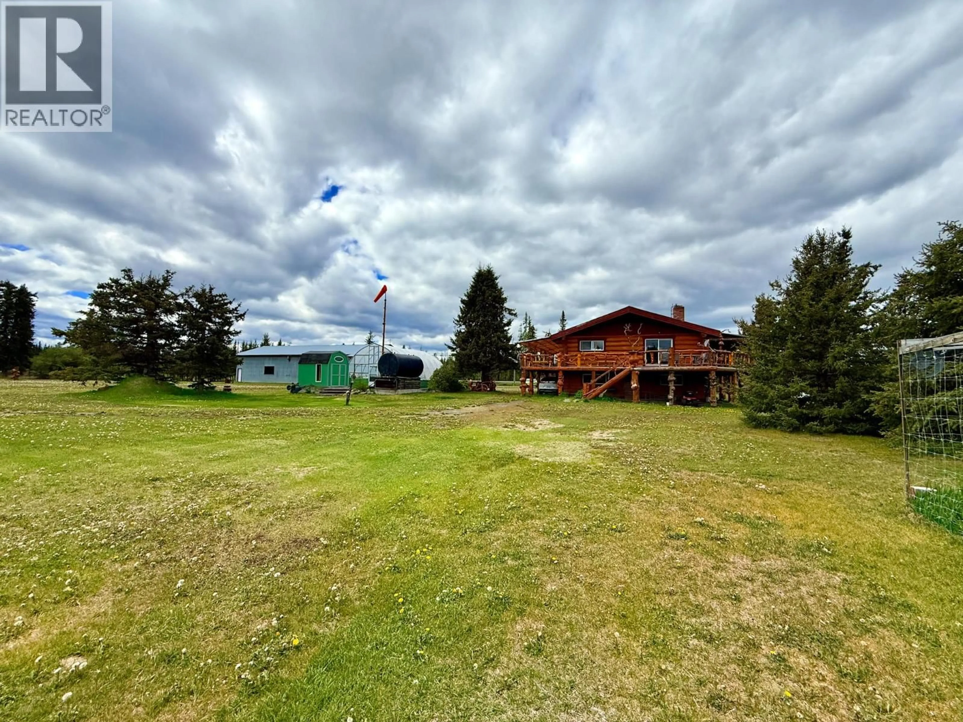 A pic from outside/outdoor area/front of a property/back of a property/a pic from drone, building for 9736 97 CARIBOO HIGHWAY, Clinton British Columbia V0K1K0