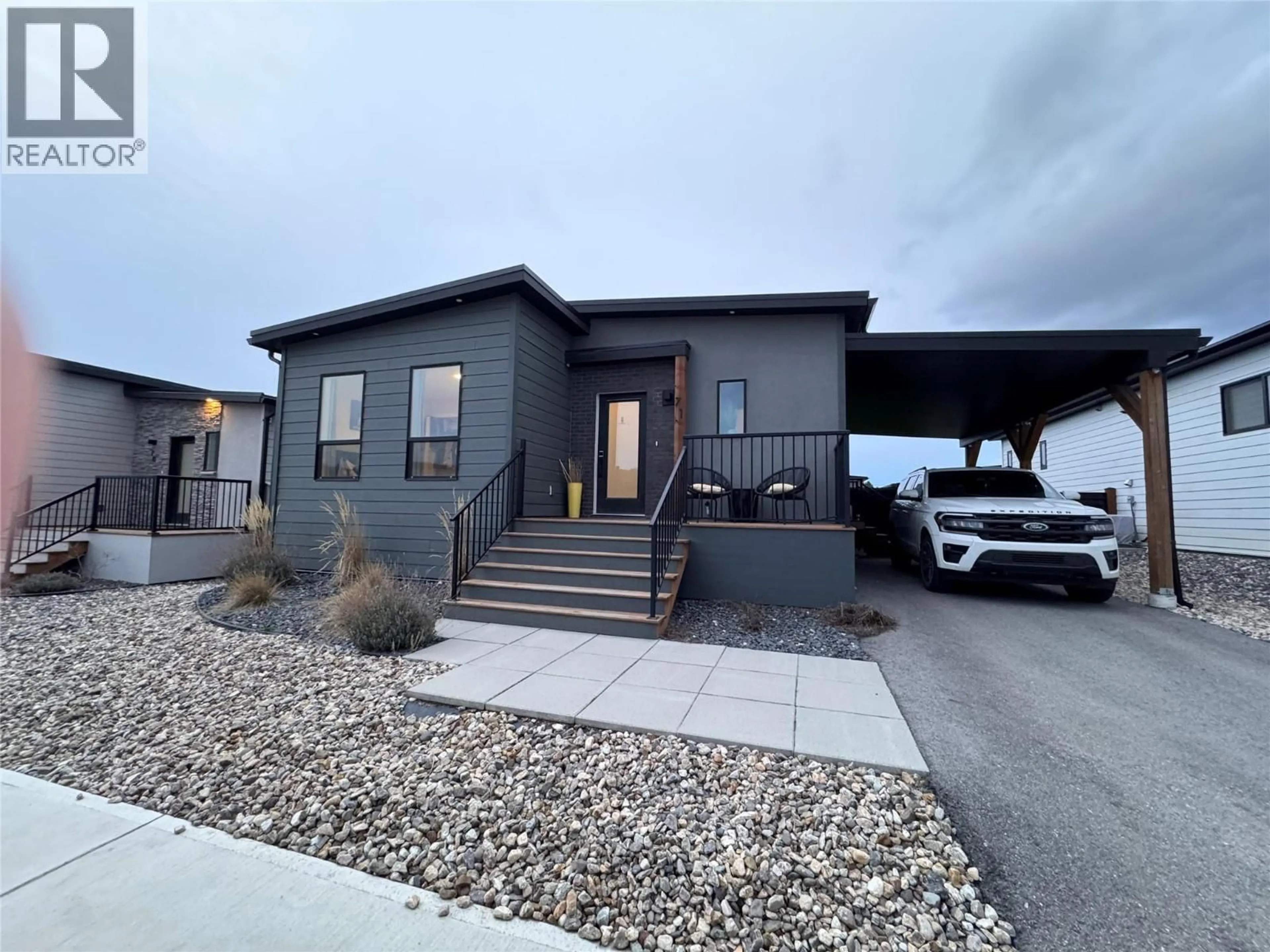 Home with vinyl exterior material, street for 71 - 8900 JIM BAILEY ROAD, Kelowna British Columbia V4V0B6