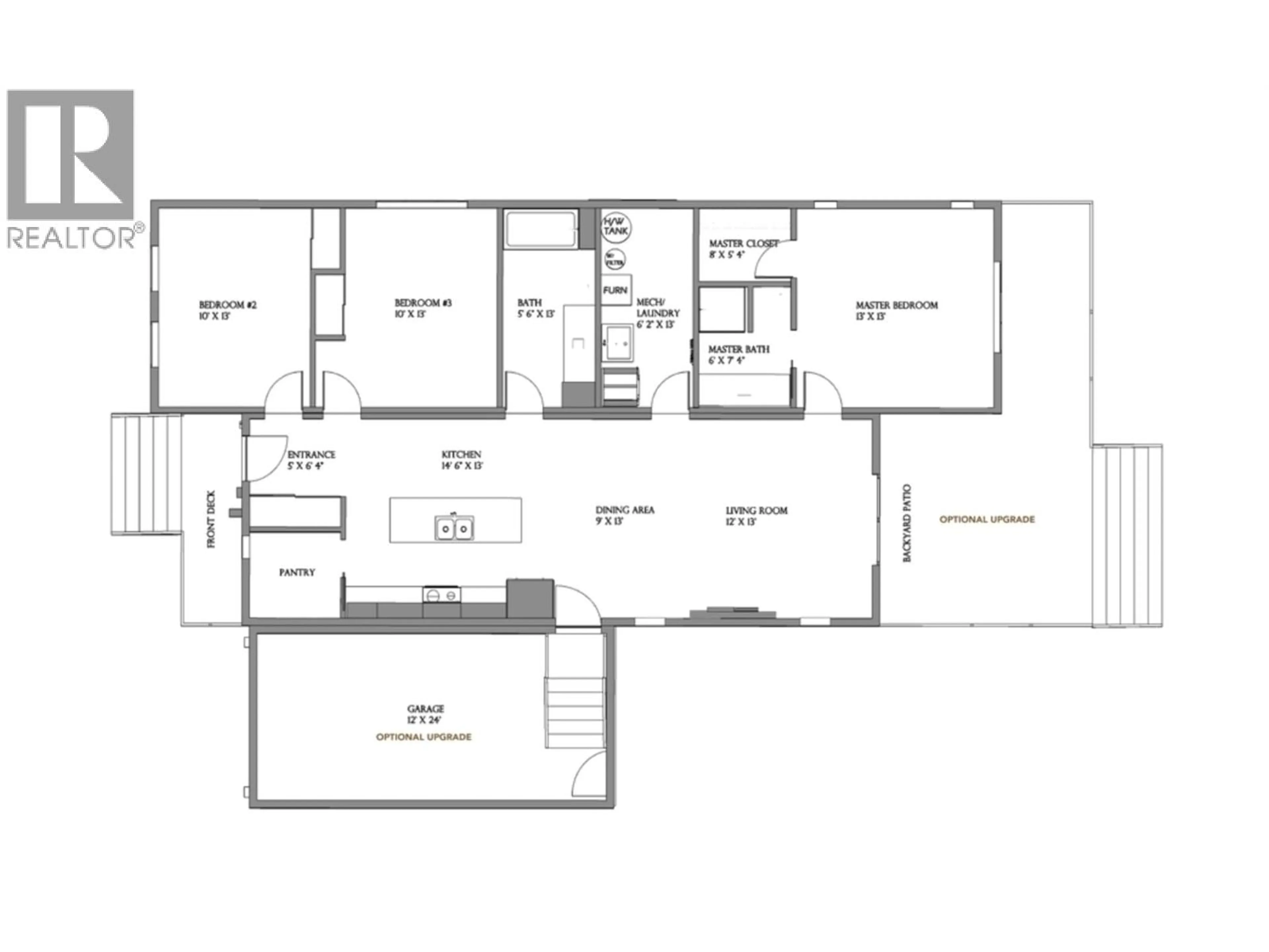 Floor plan for 71 - 8900 JIM BAILEY ROAD, Kelowna British Columbia V4V0B6