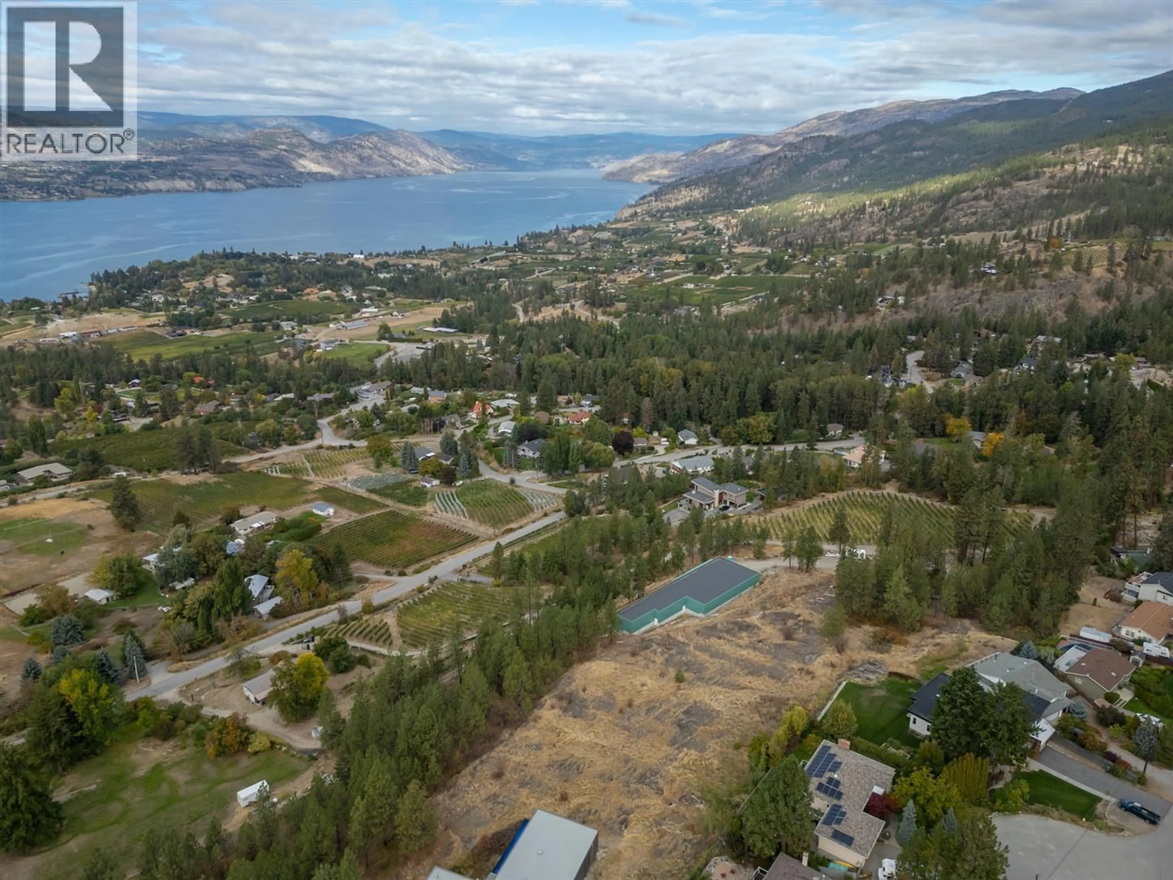 A pic from outside/outdoor area/front of a property/back of a property/a pic from drone, water/lake/river/ocean view for 2864 ARAWANA ROAD, Naramata British Columbia V0H1N1