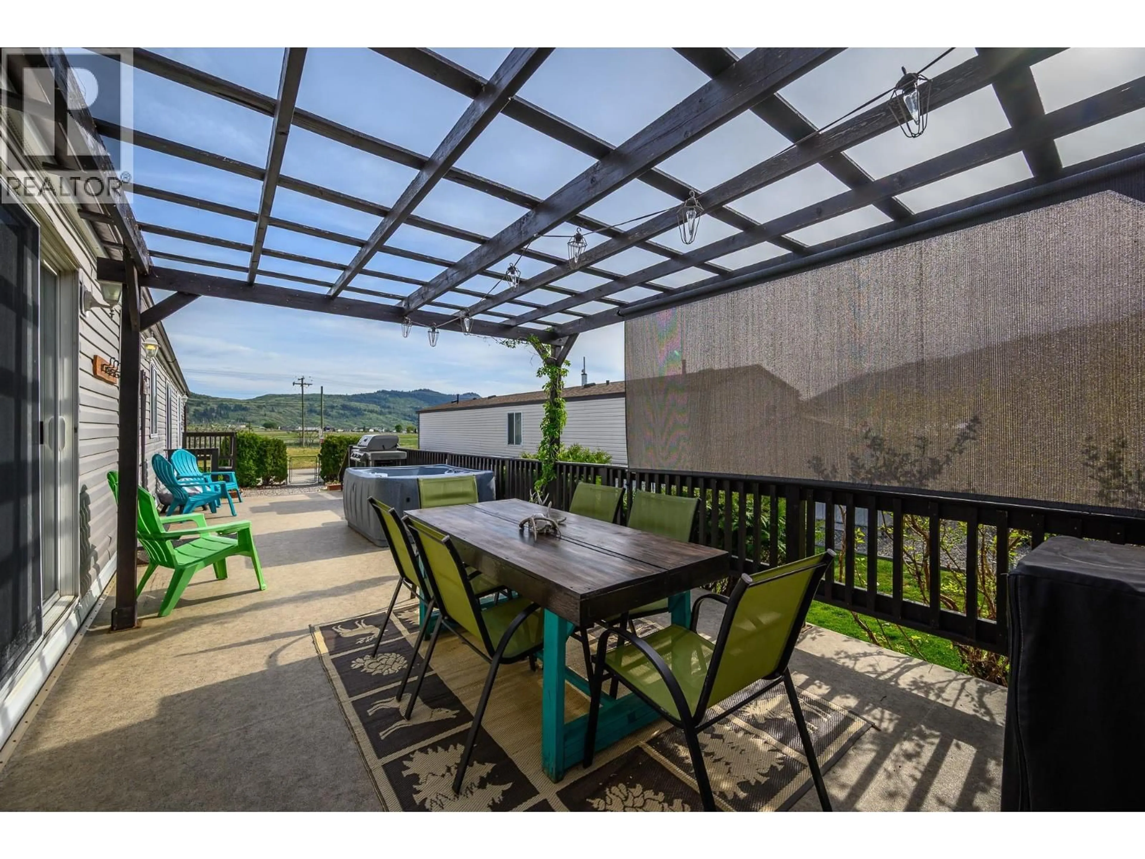 Patio, mountain view for 10 - 12560 WESTSIDE ROAD, Vernon British Columbia V1H1S9