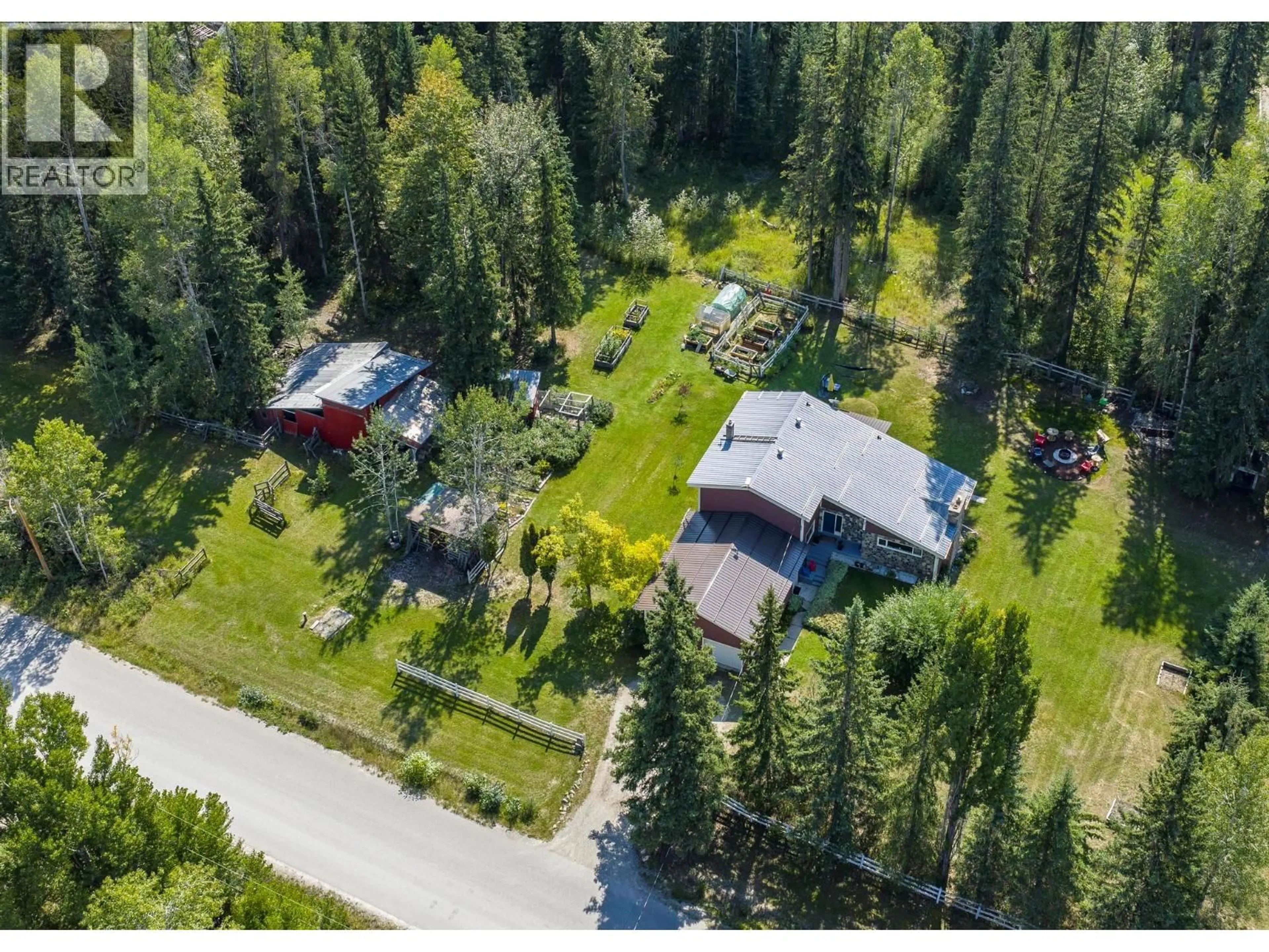 A pic from outside/outdoor area/front of a property/back of a property/a pic from drone, forest/trees view for 1732 OBERG JOHNSON ROAD, Golden British Columbia V0A1H1