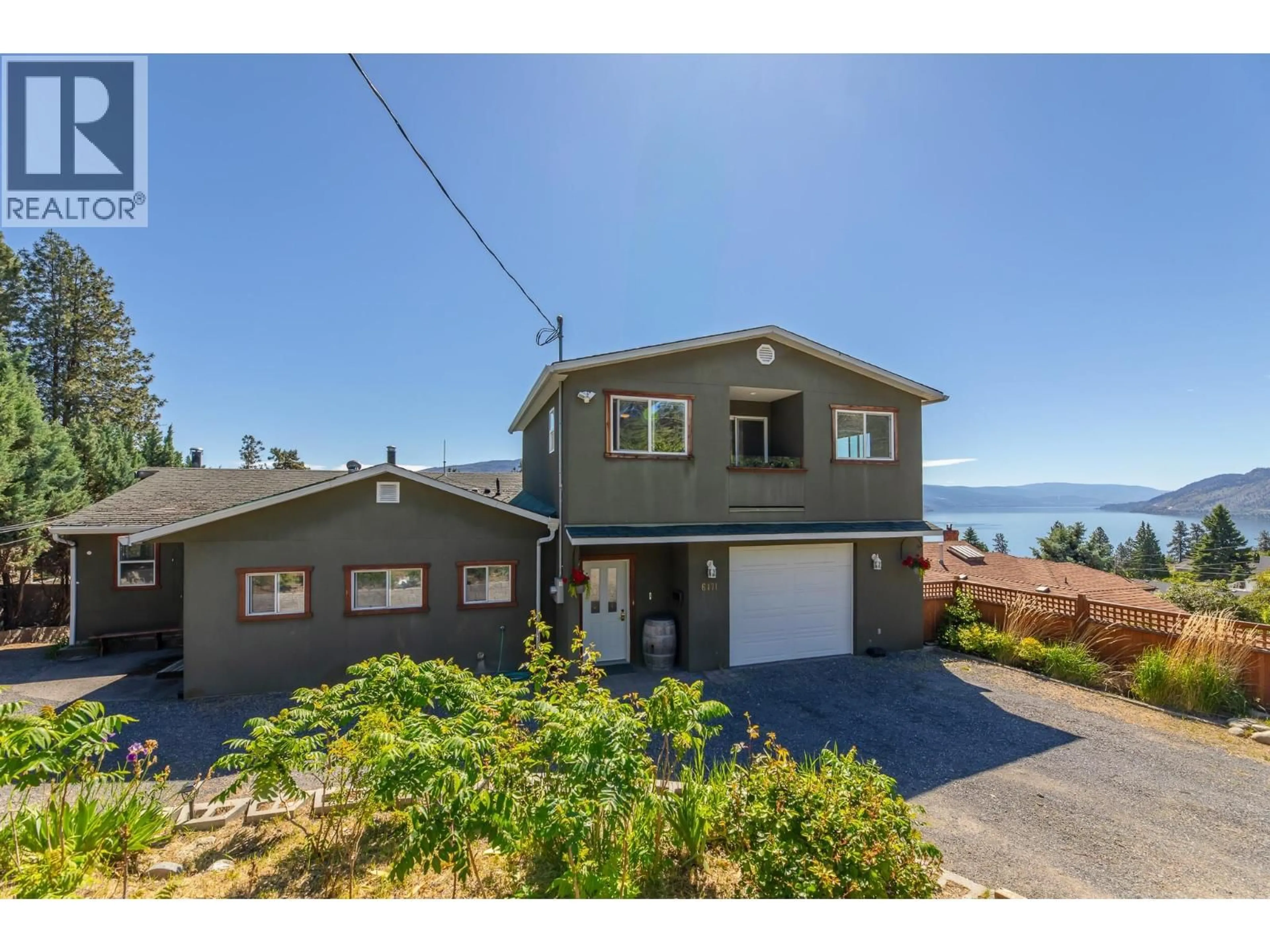 A pic from outside/outdoor area/front of a property/back of a property/a pic from drone, water/lake/river/ocean view for 6471 VERNON AVENUE, Peachland British Columbia V0H1X8