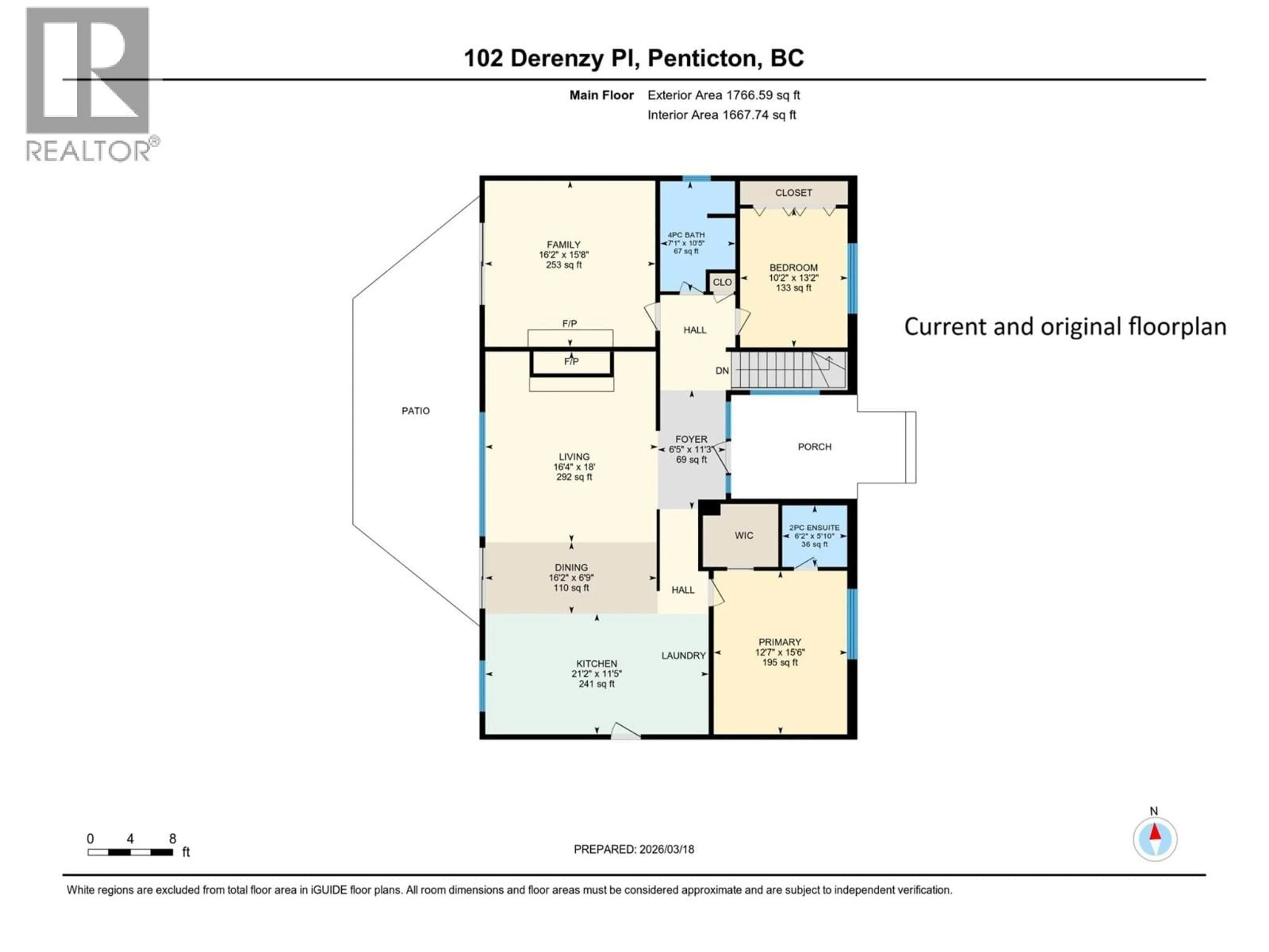 Floor plan for 102 DERENZY PLACE, Penticton British Columbia V2A8W7