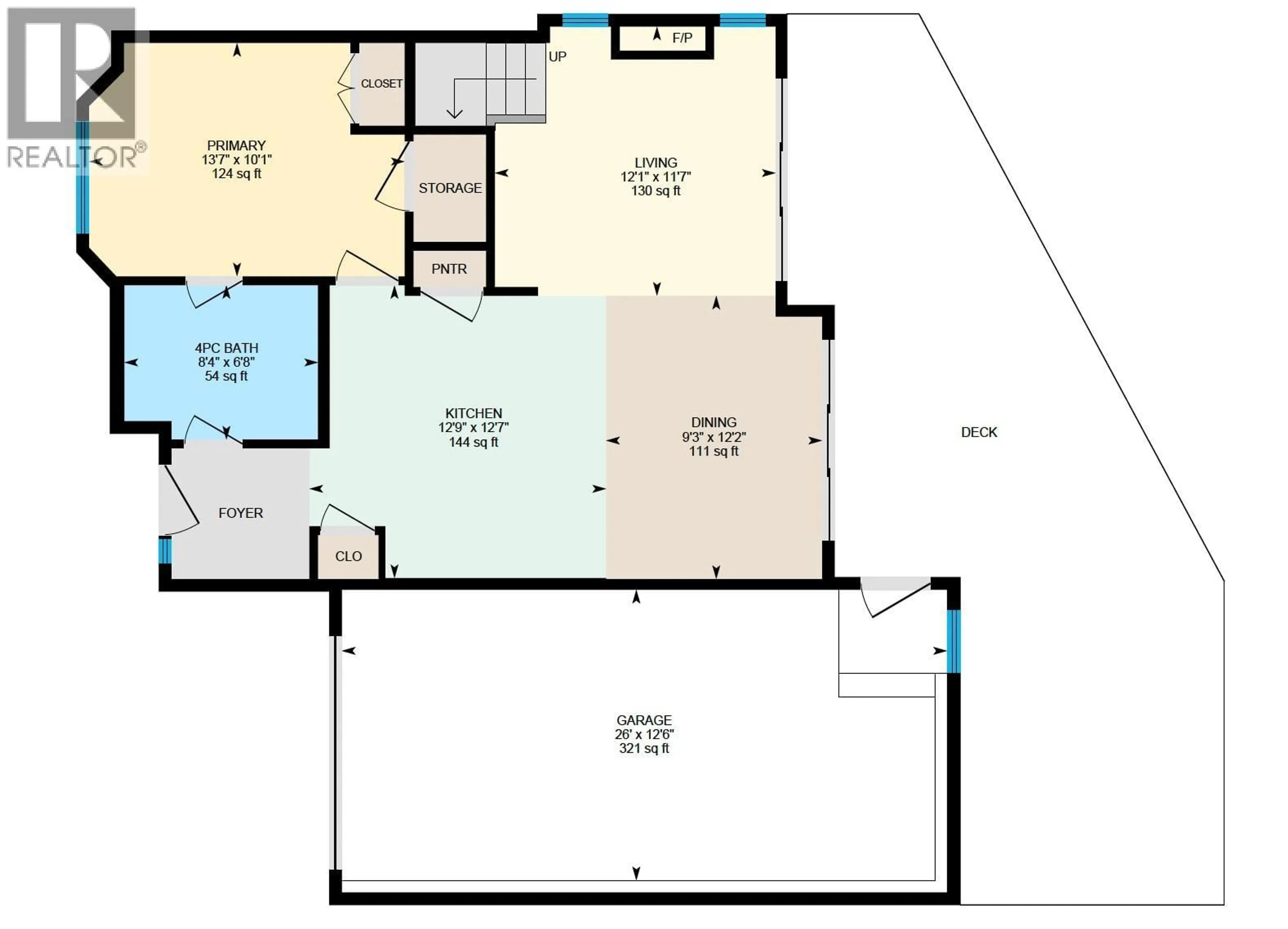 Floor plan for 6904 BARCELONA DRIVE, Kelowna British Columbia V1Z3R8