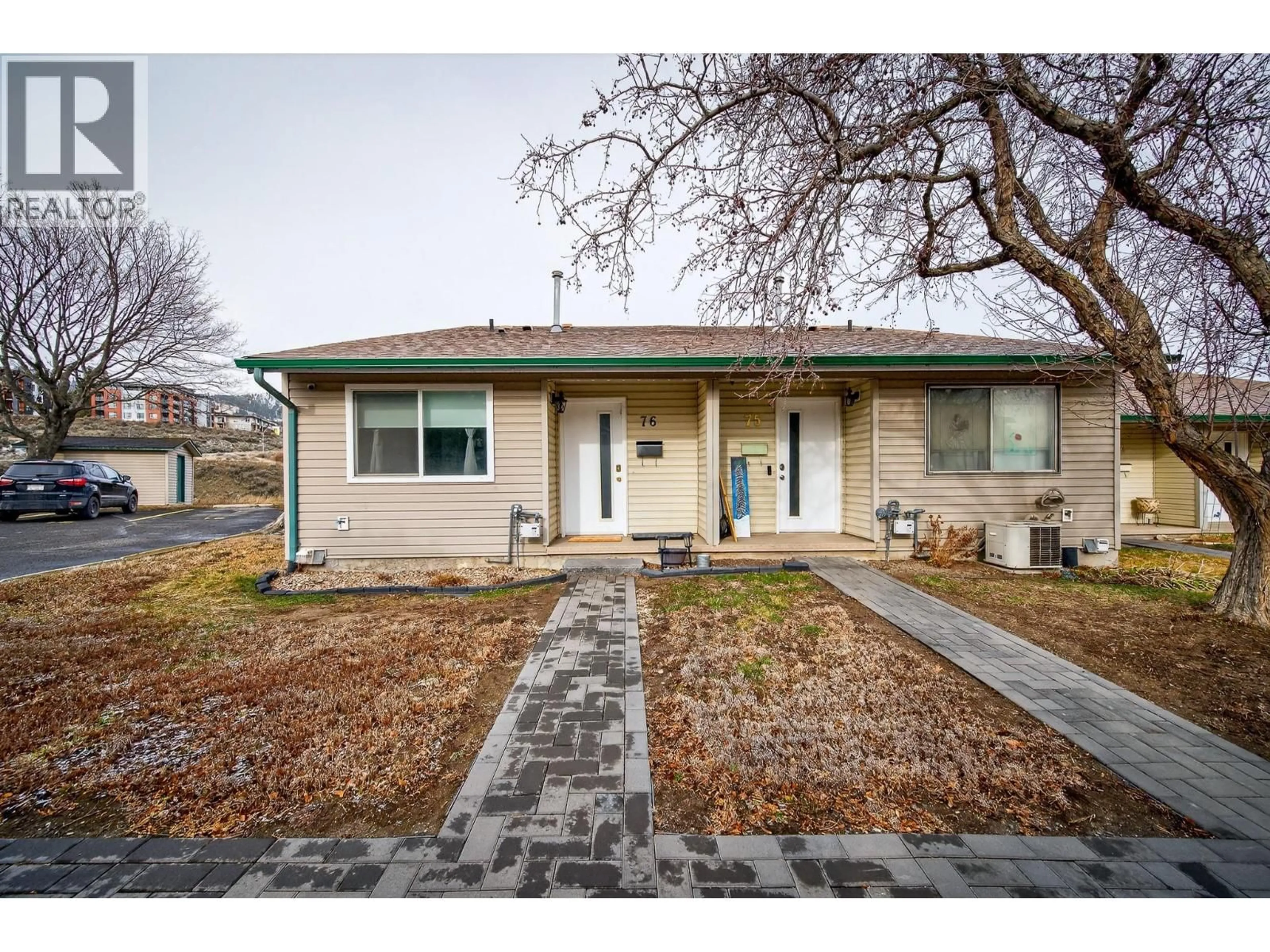 Home with vinyl exterior material, street for 76 - 580 DALGLEISH DRIVE, Kamloops British Columbia V2C5W7